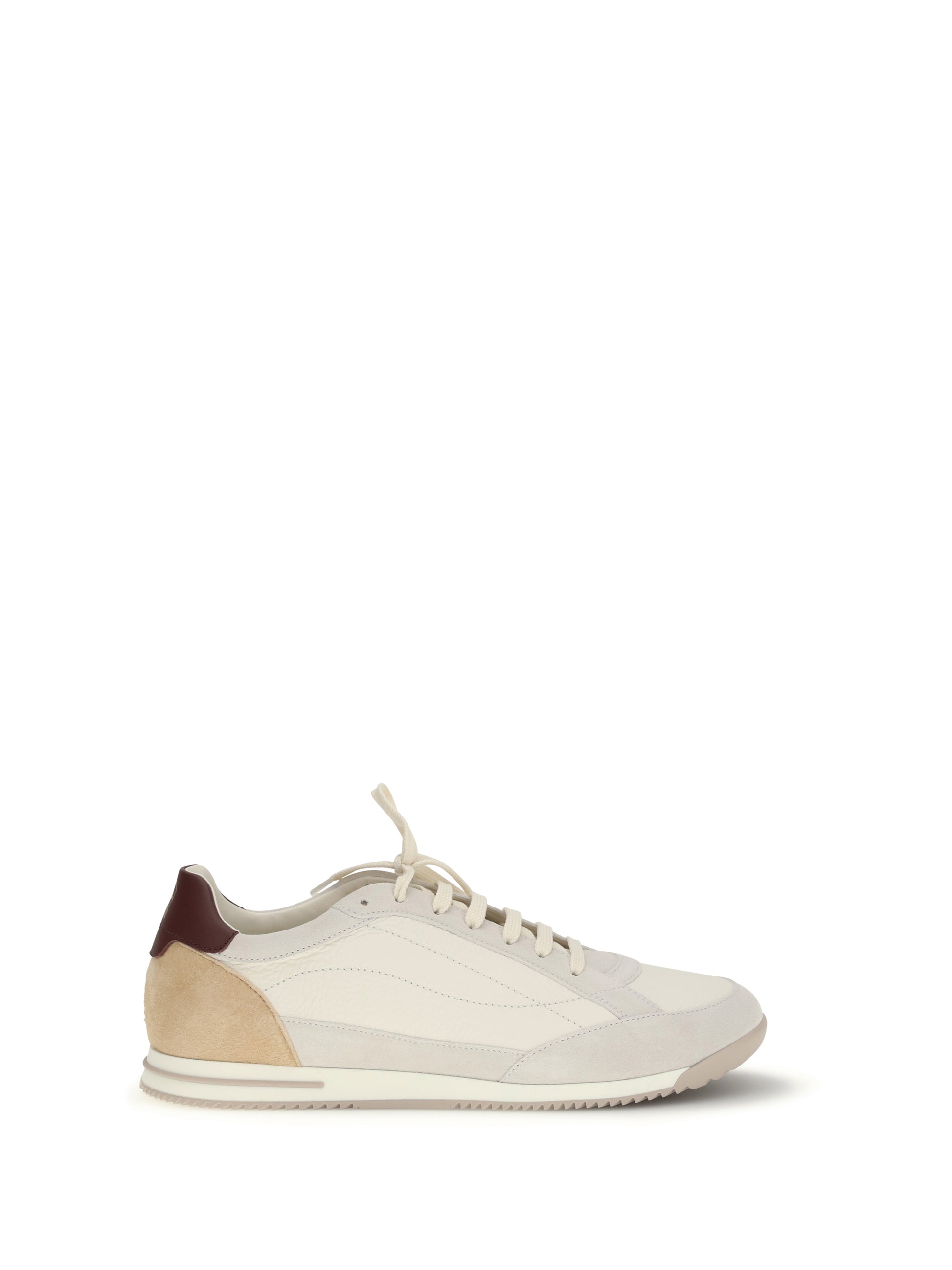 Brunello Cucinelli Men Deer And Suede Sneakers BRUNELLO CUCINELLI