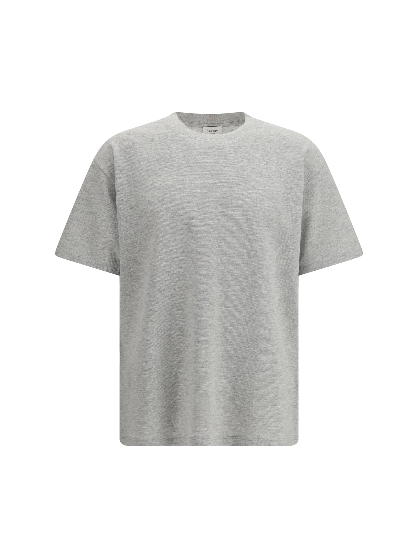 Saint Laurent Men Cassandre Piqué T-Shirt SAINT LAURENT