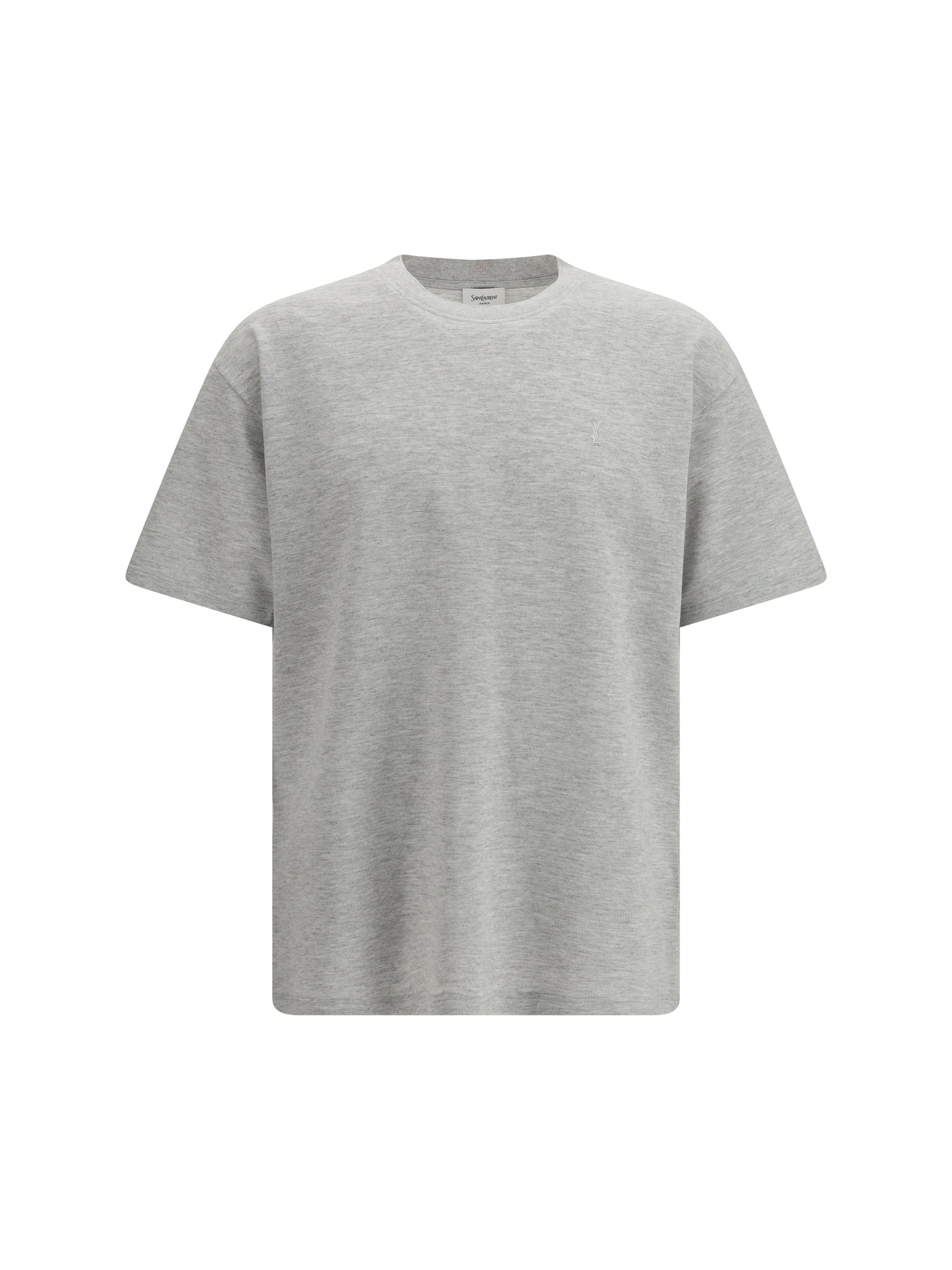 Saint Laurent Men Cassandre Piqué T-Shirt SAINT LAURENT