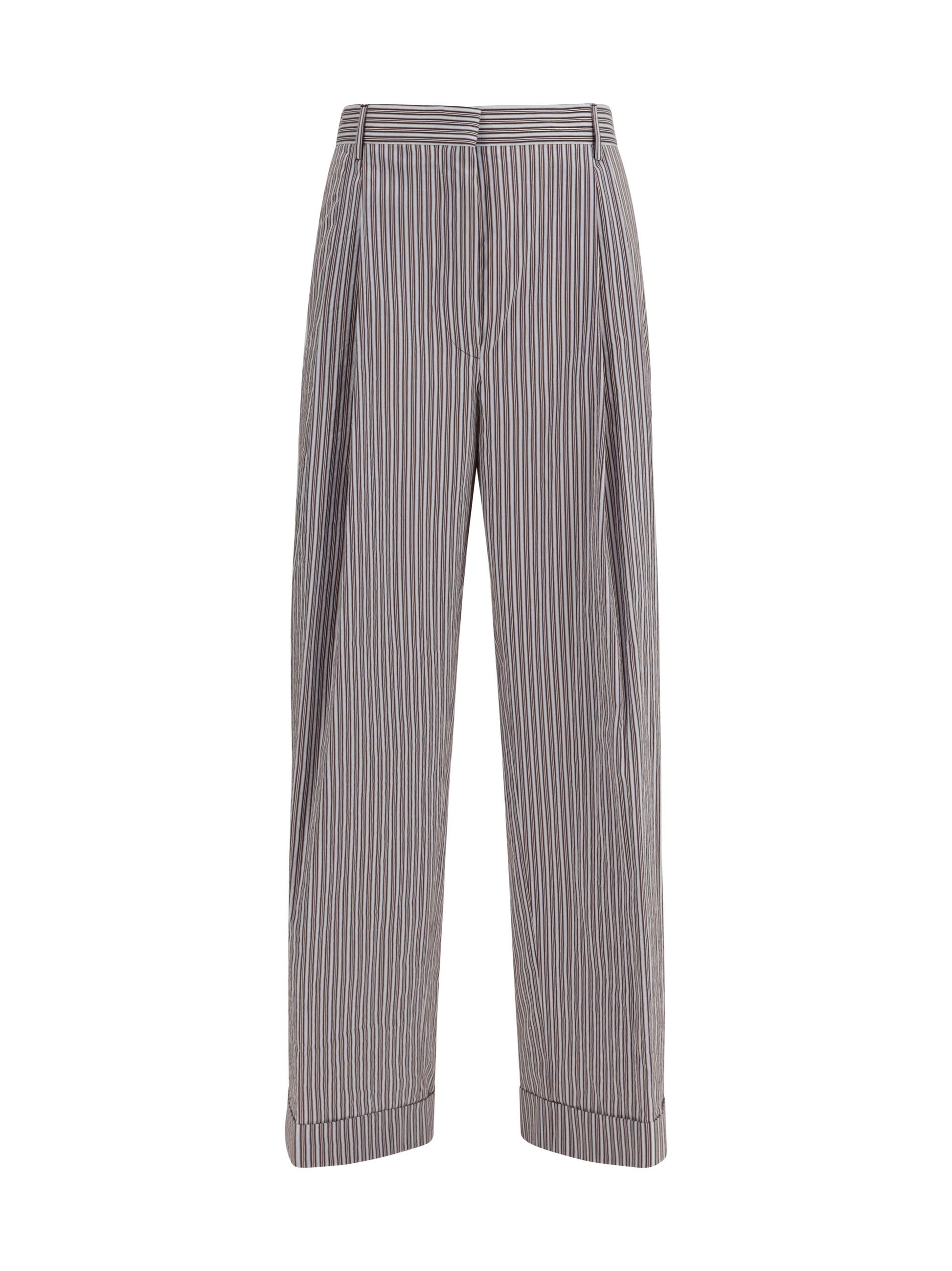 Dries Van Noten Women Striped Pleated Pants DRIES VAN NOTEN