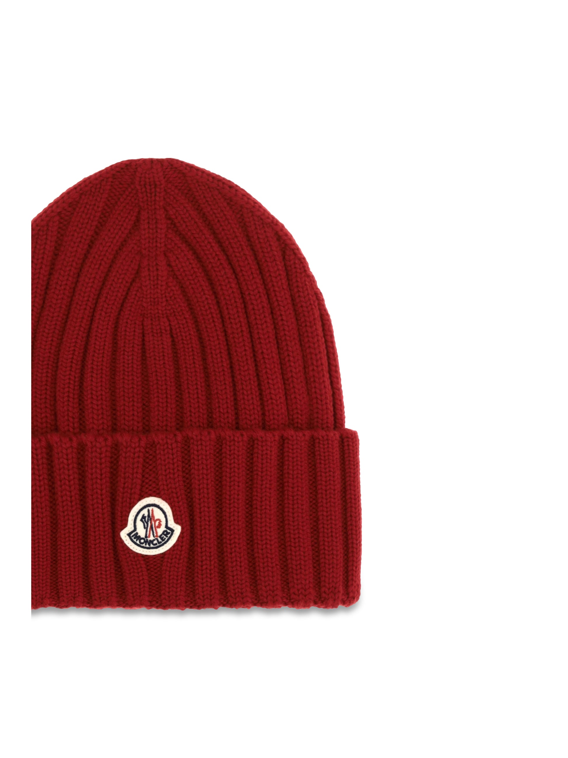 Moncler Women Wool Beanie With Logo MONCLER