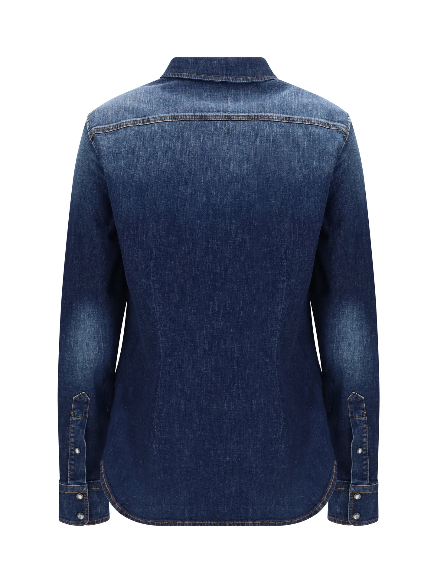 Jacob Cohen Women Lightweight Denim Western Long Sleeve Shirt JACOB COHEN
