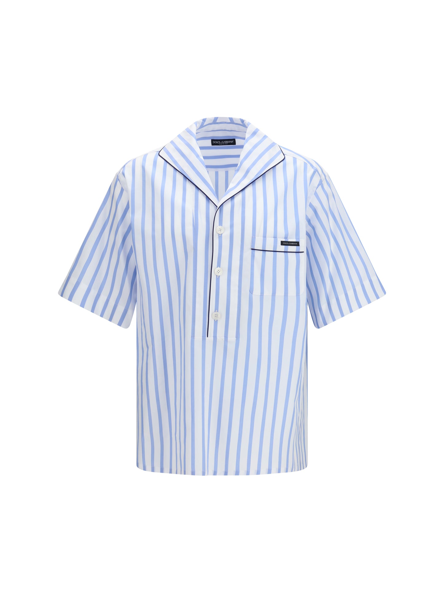 Dolce & Gabbana Men Short-Sleeve Striped Shirt DOLCE & GABBANA