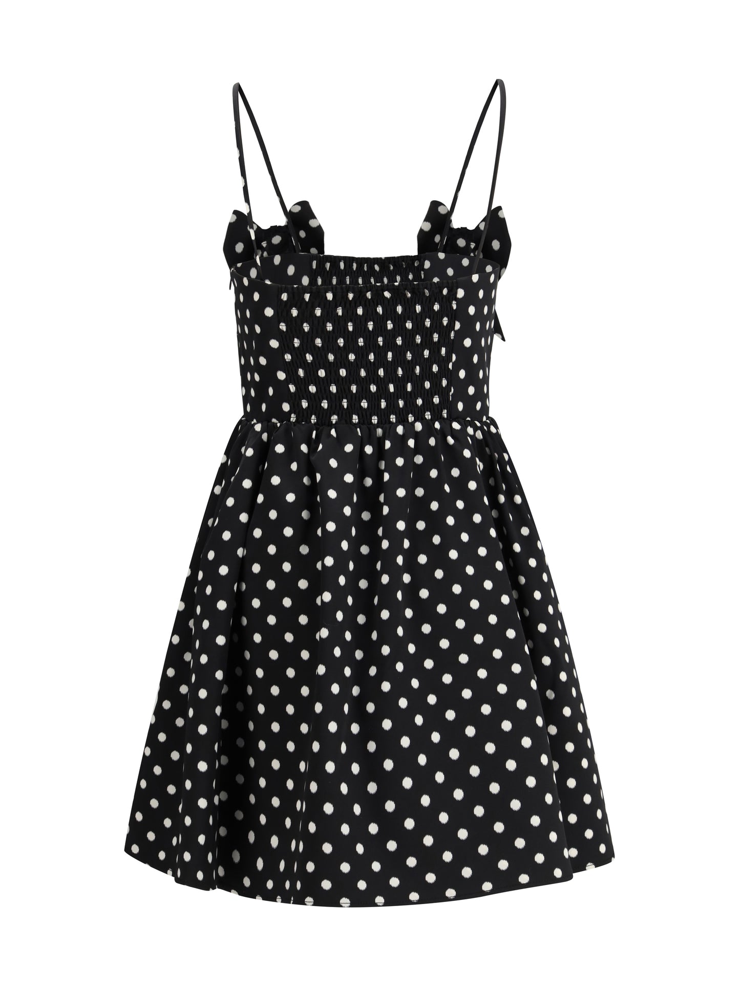 Ganni Women Polka-Dot Satin Mini Dress GANNI