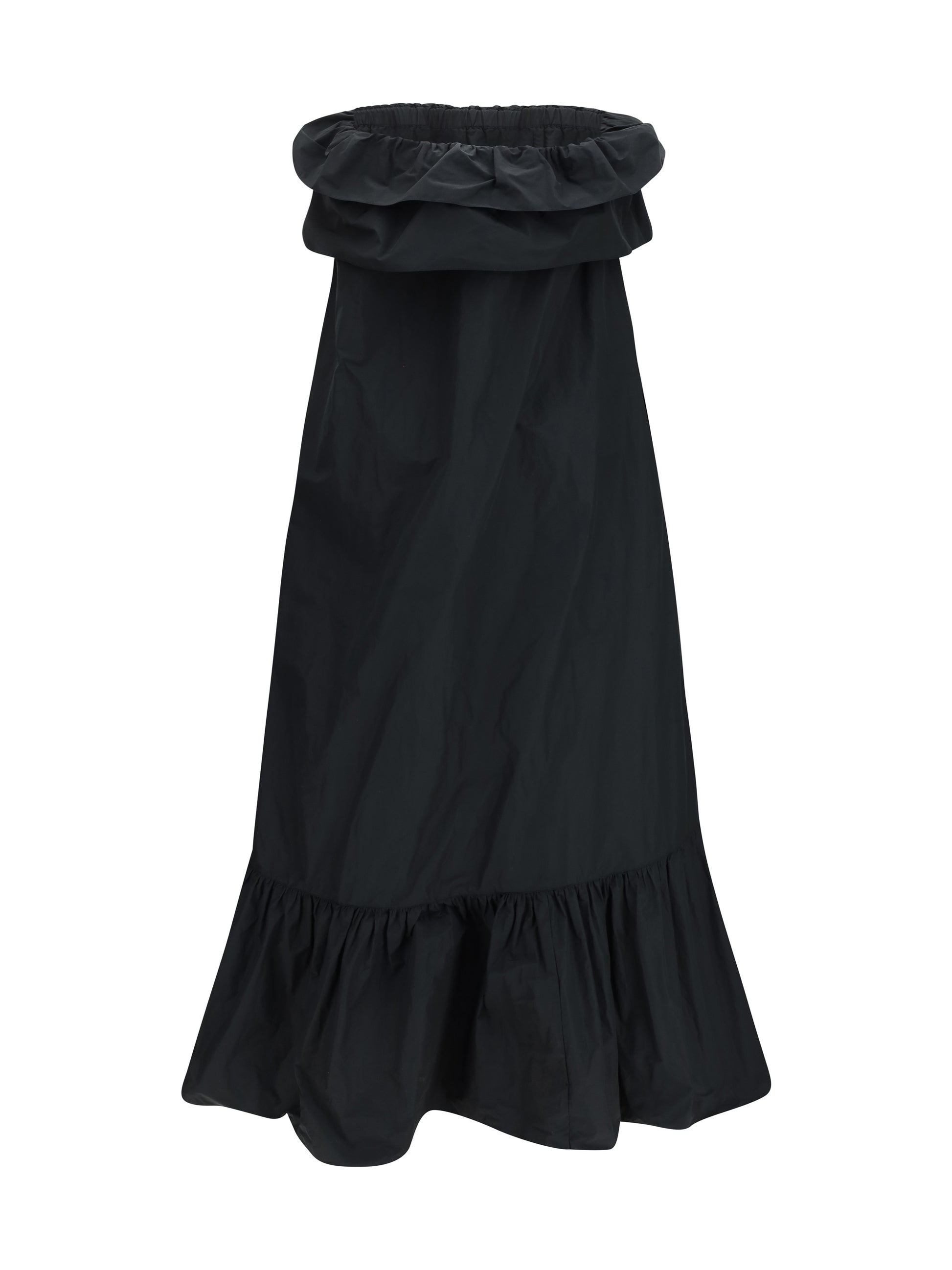 Saint Laurent Women Sleeveless Country Dress In Technical Canvas SAINT LAURENT