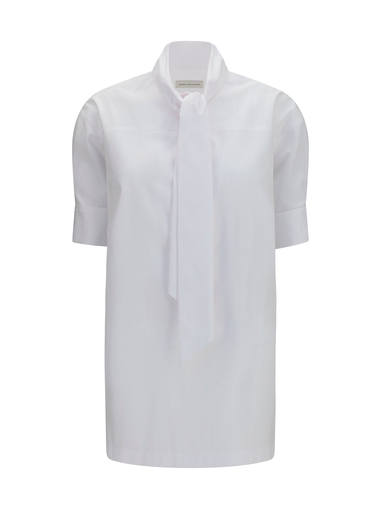 Dries Van Noten Women Cotton Shirt With Scarf Detail DRIES VAN NOTEN