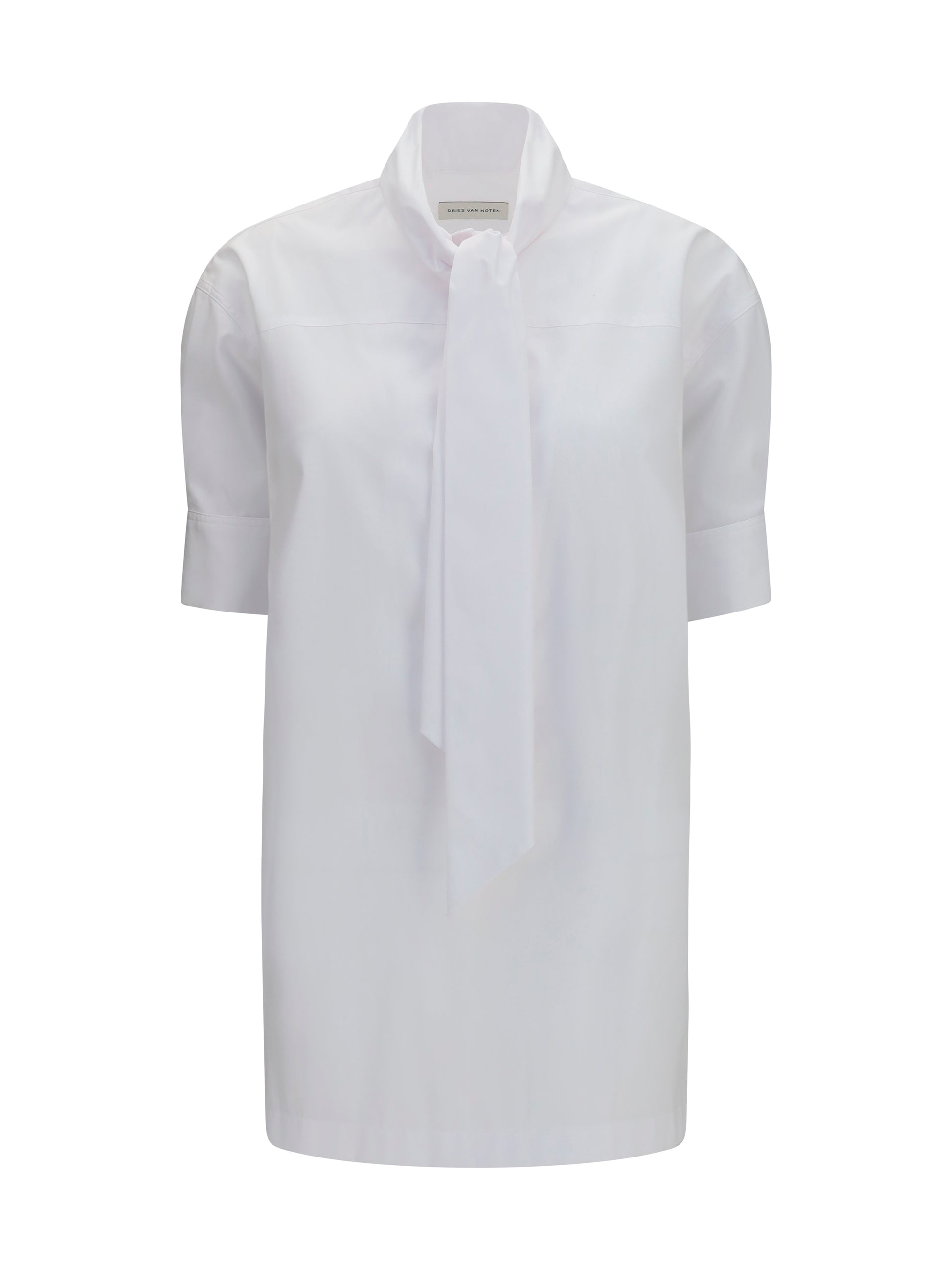Dries Van Noten Women Cotton Shirt With Scarf Detail DRIES VAN NOTEN