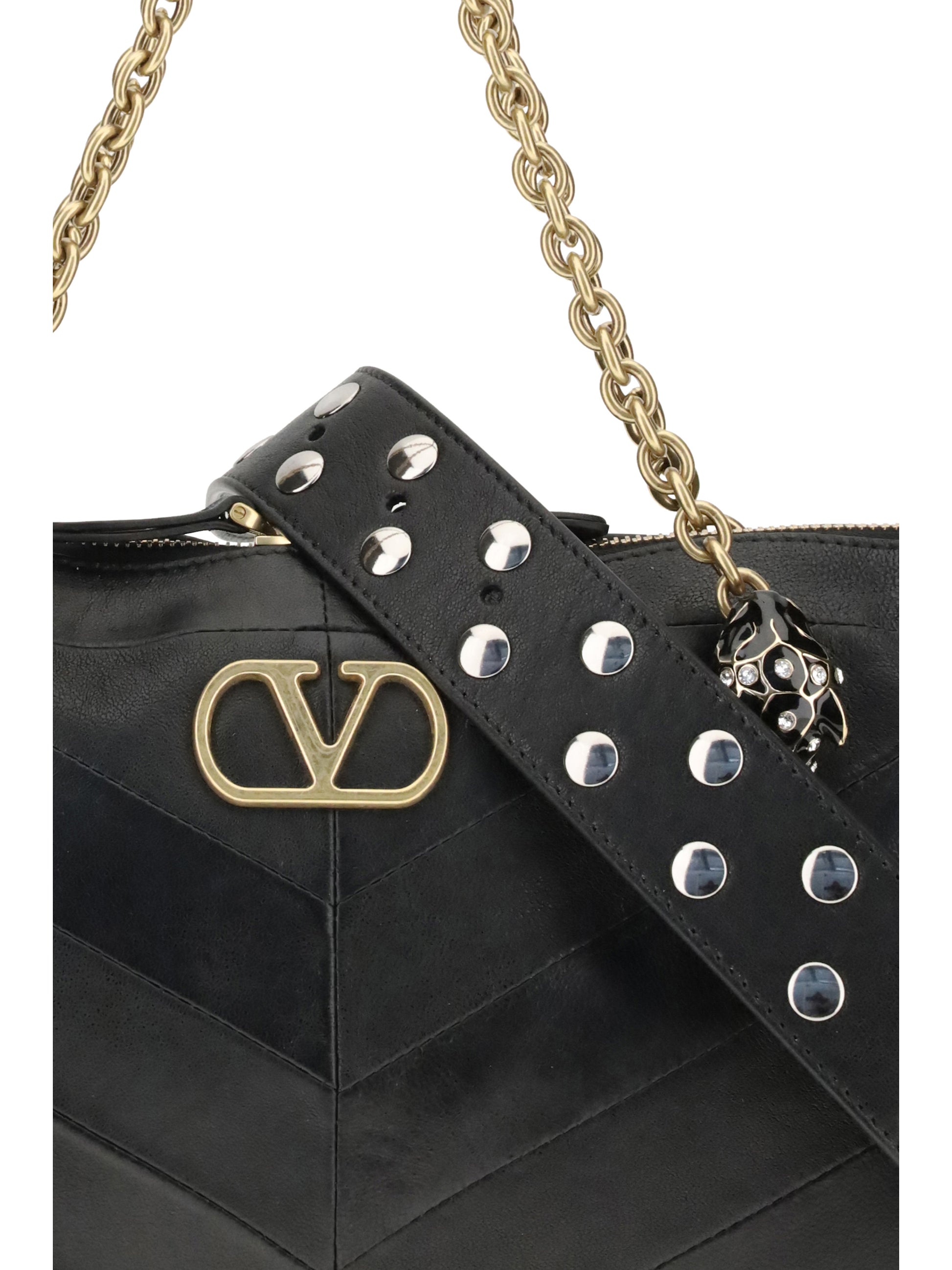 Valentino Garavani Women Panthea Chevron Medium Shoulder Bag R VALENTINO GARAVANI
