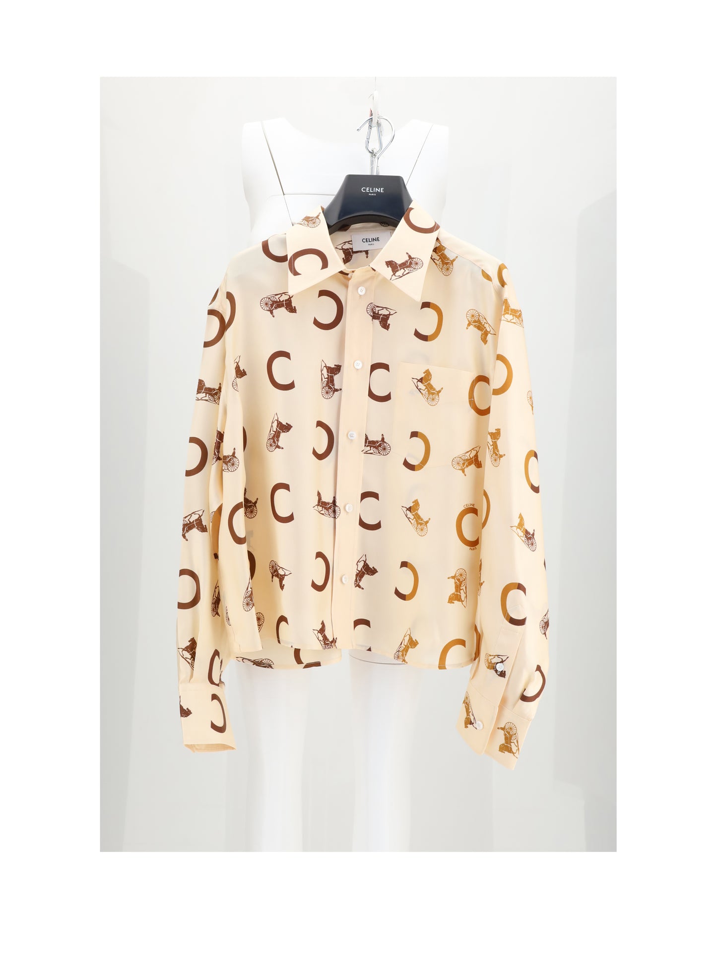 Celine Women Cropped Shirt CELINE