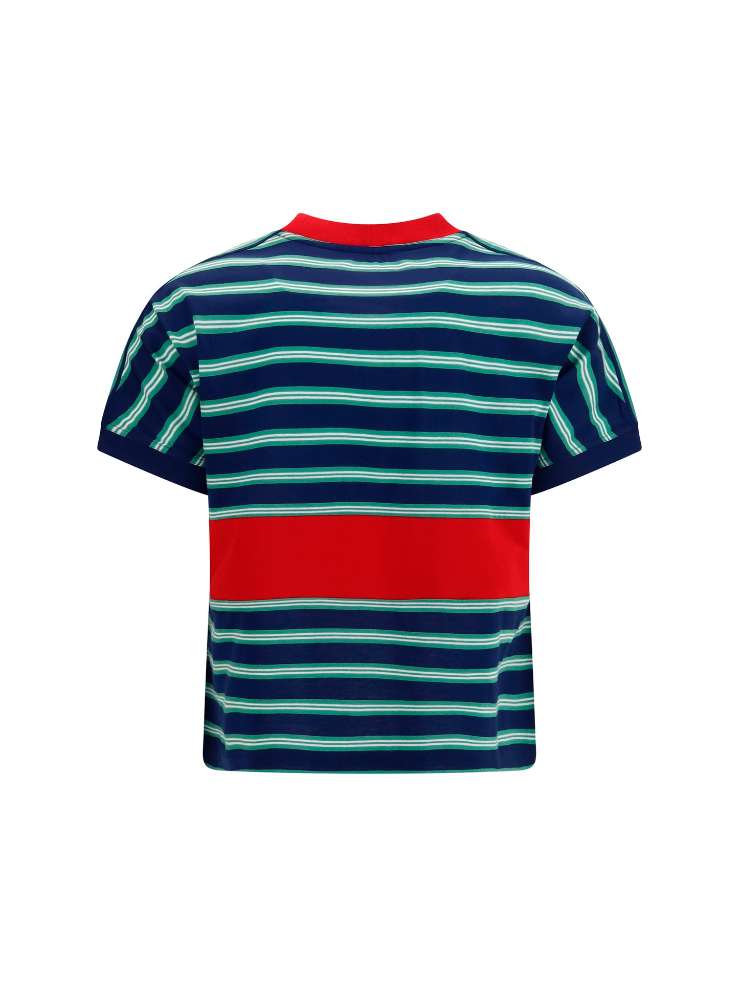 Versace Women Striped Cotton T-Shirt VERSACE