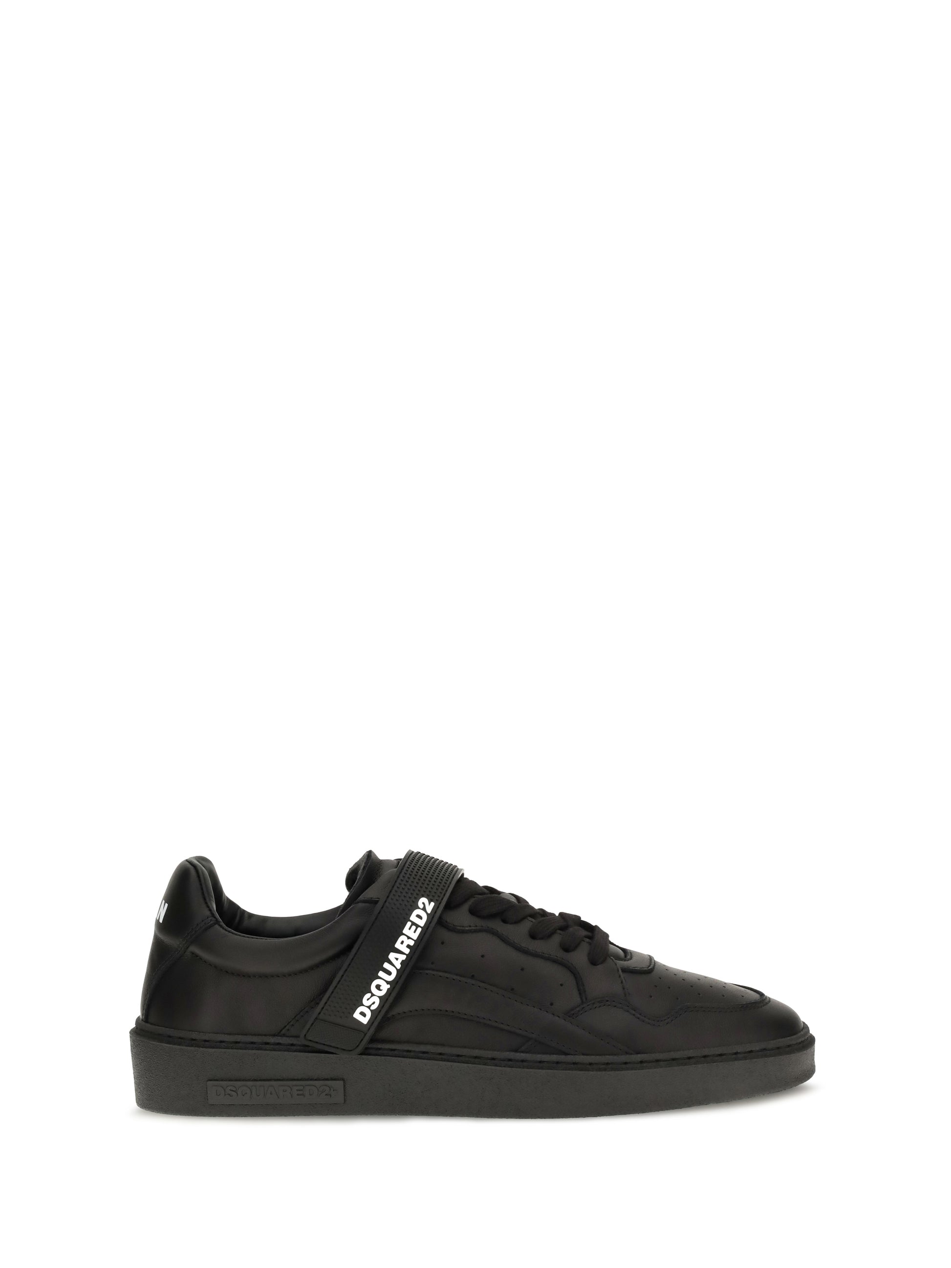 Dsquared2 Men Leather Strap Sneakers DSQUARED2