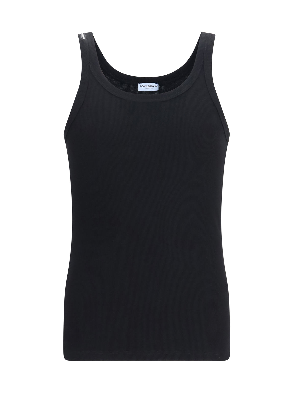 Dolce & Gabbana Men Marcello Ribbed Cotton Tank Top DOLCE & GABBANA