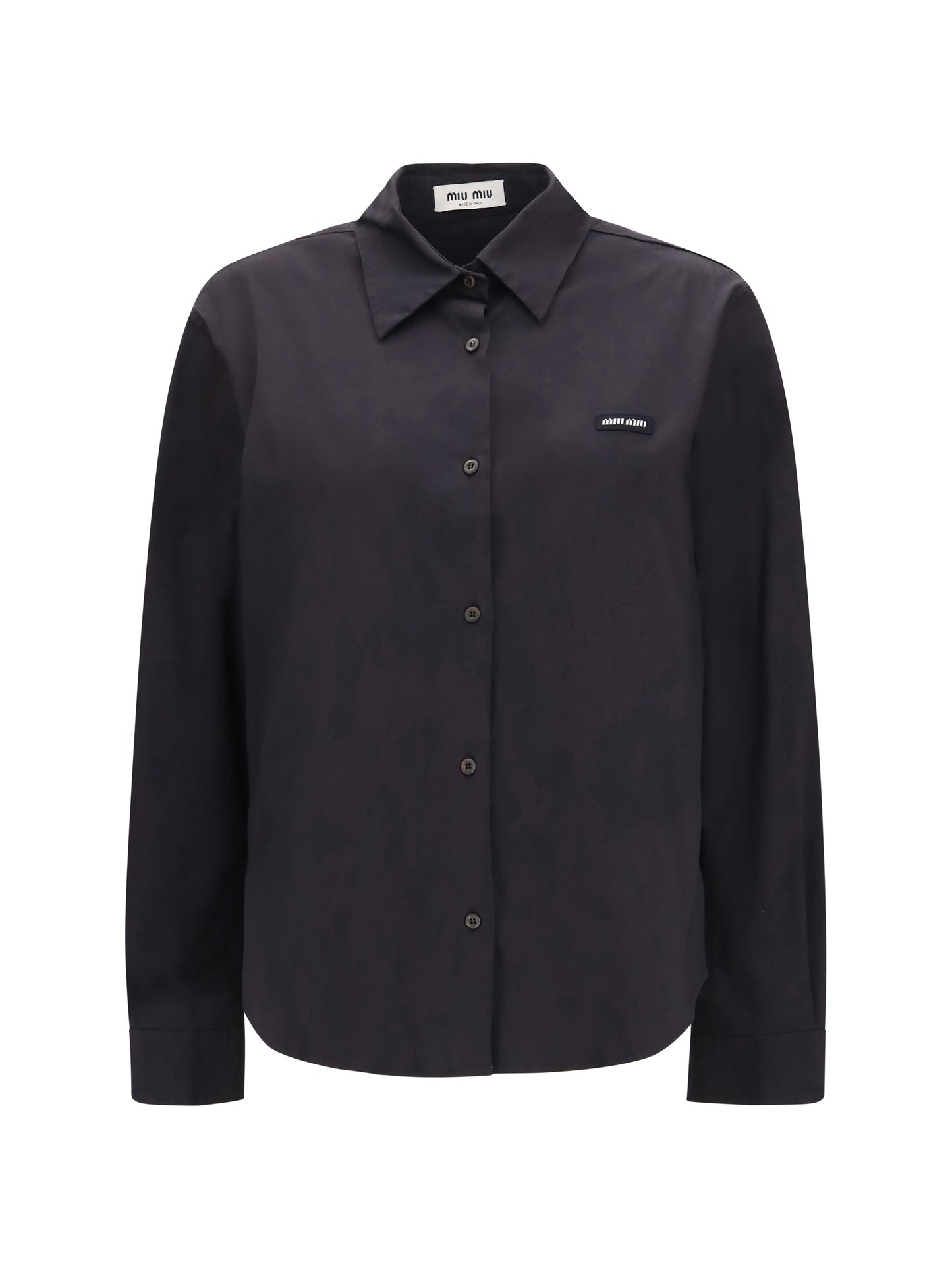 Miu Miu Women Stretch Poplin Shirt MIU MIU