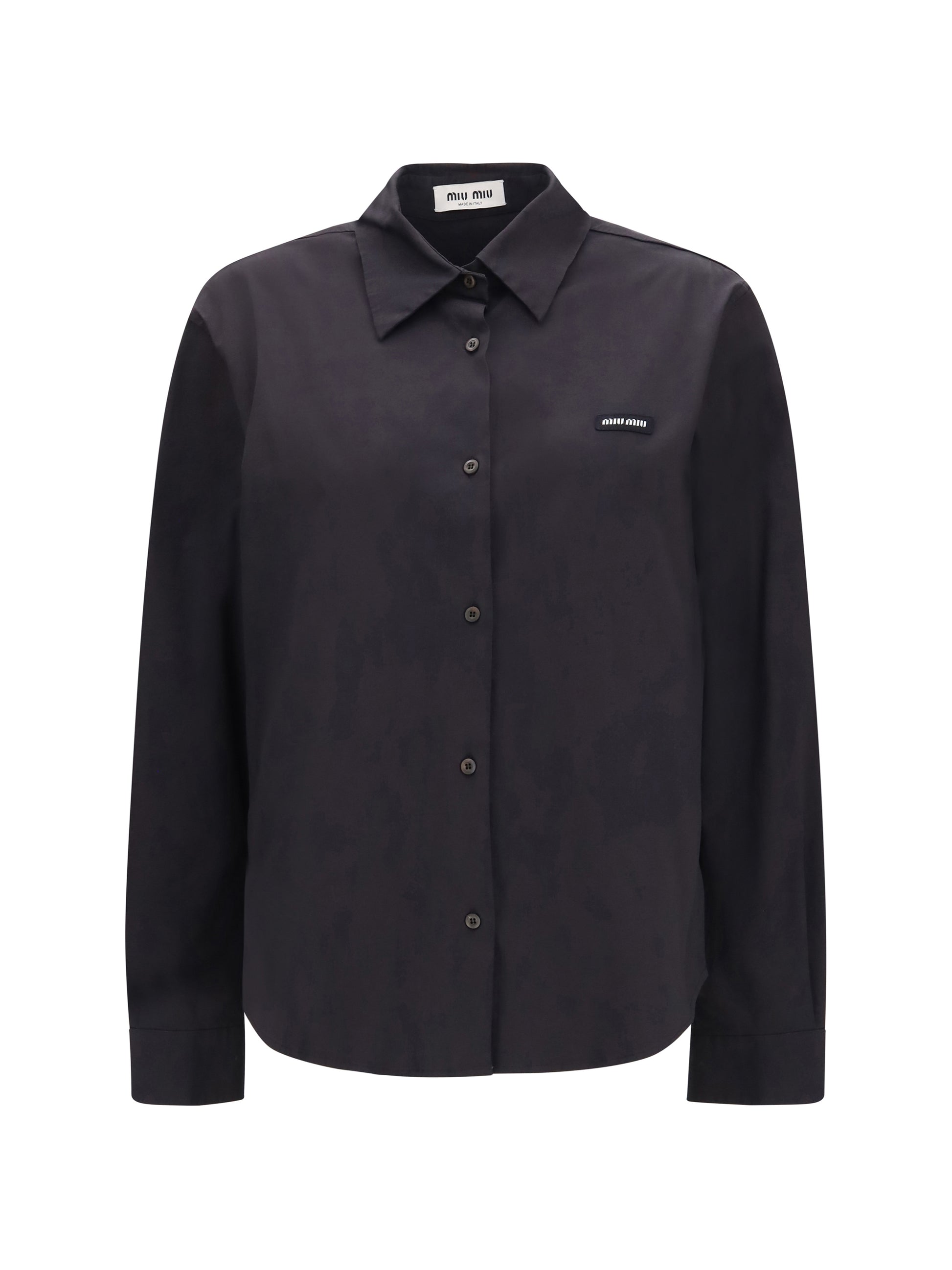 Miu Miu Women Stretch Poplin Shirt MIU MIU