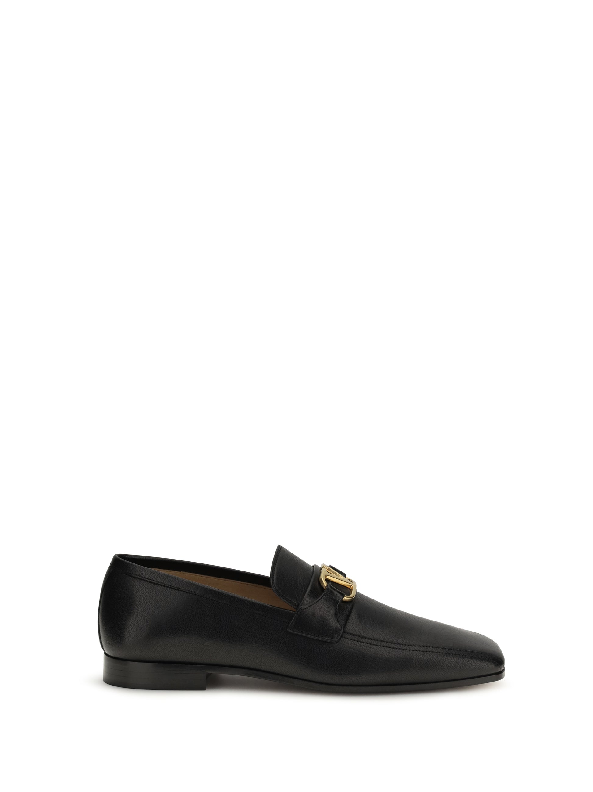 Valentino Garavani Men Goat Vlogo Loafers VALENTINO GARAVANI
