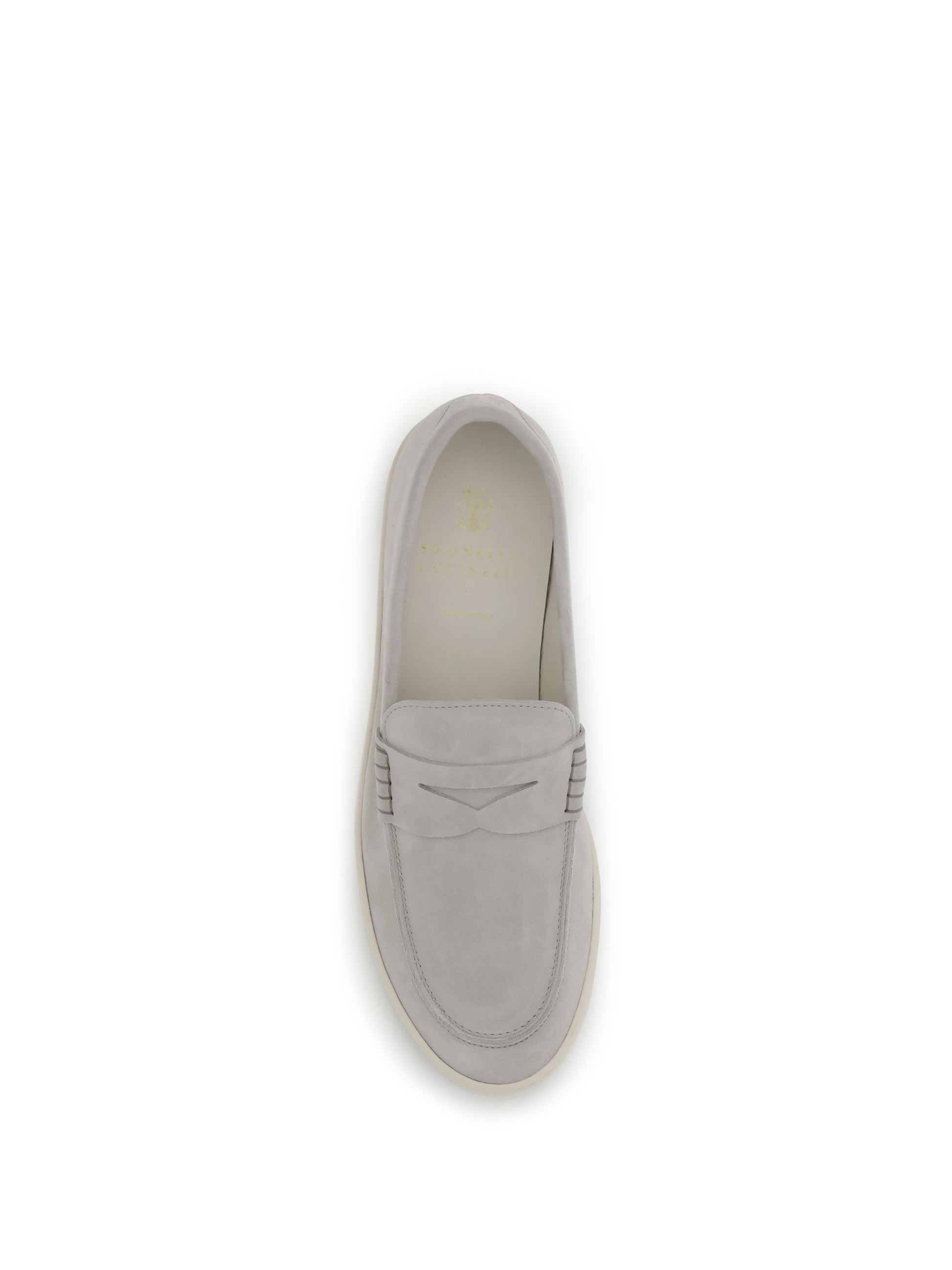 Brunello Cucinelli Men Suede Loafers BRUNELLO CUCINELLI