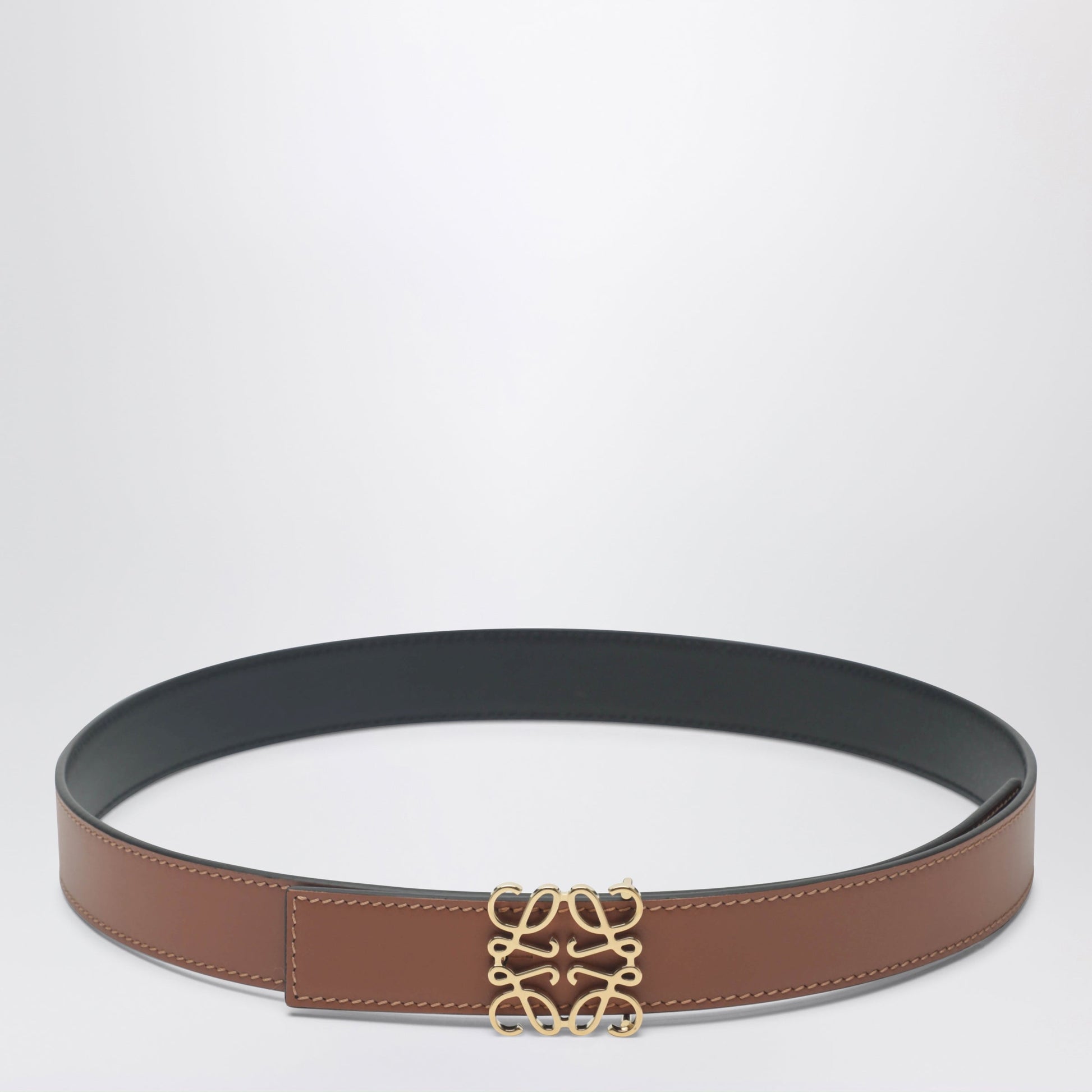 Loewe Reversible Brown/Black Anagram Belt Women LOEWE