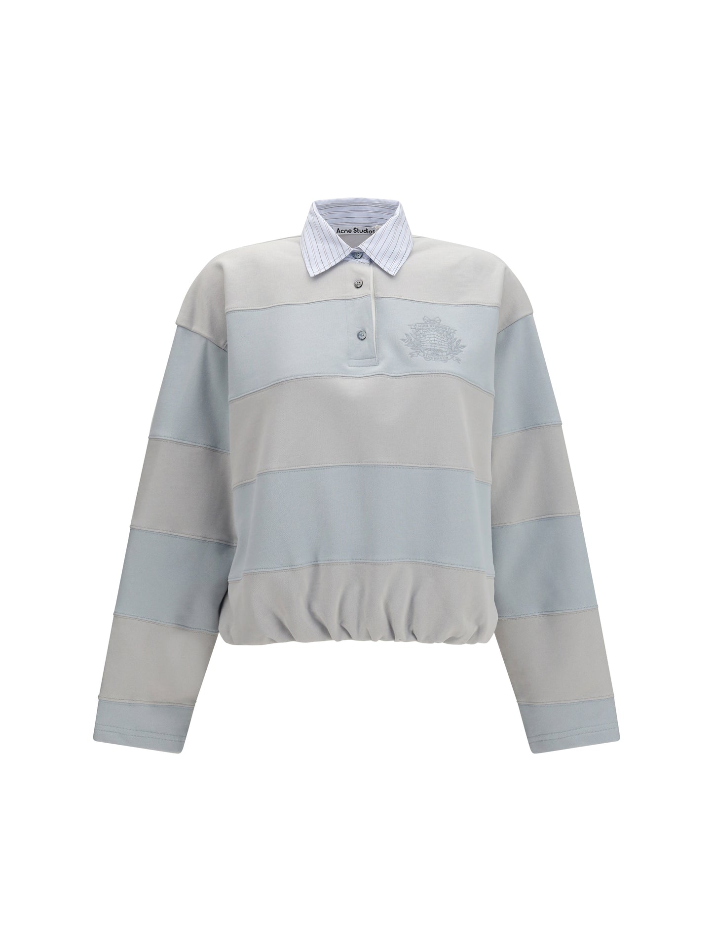 Acne Studios Women Striped Polo Sweatshirt ACNE STUDIOS