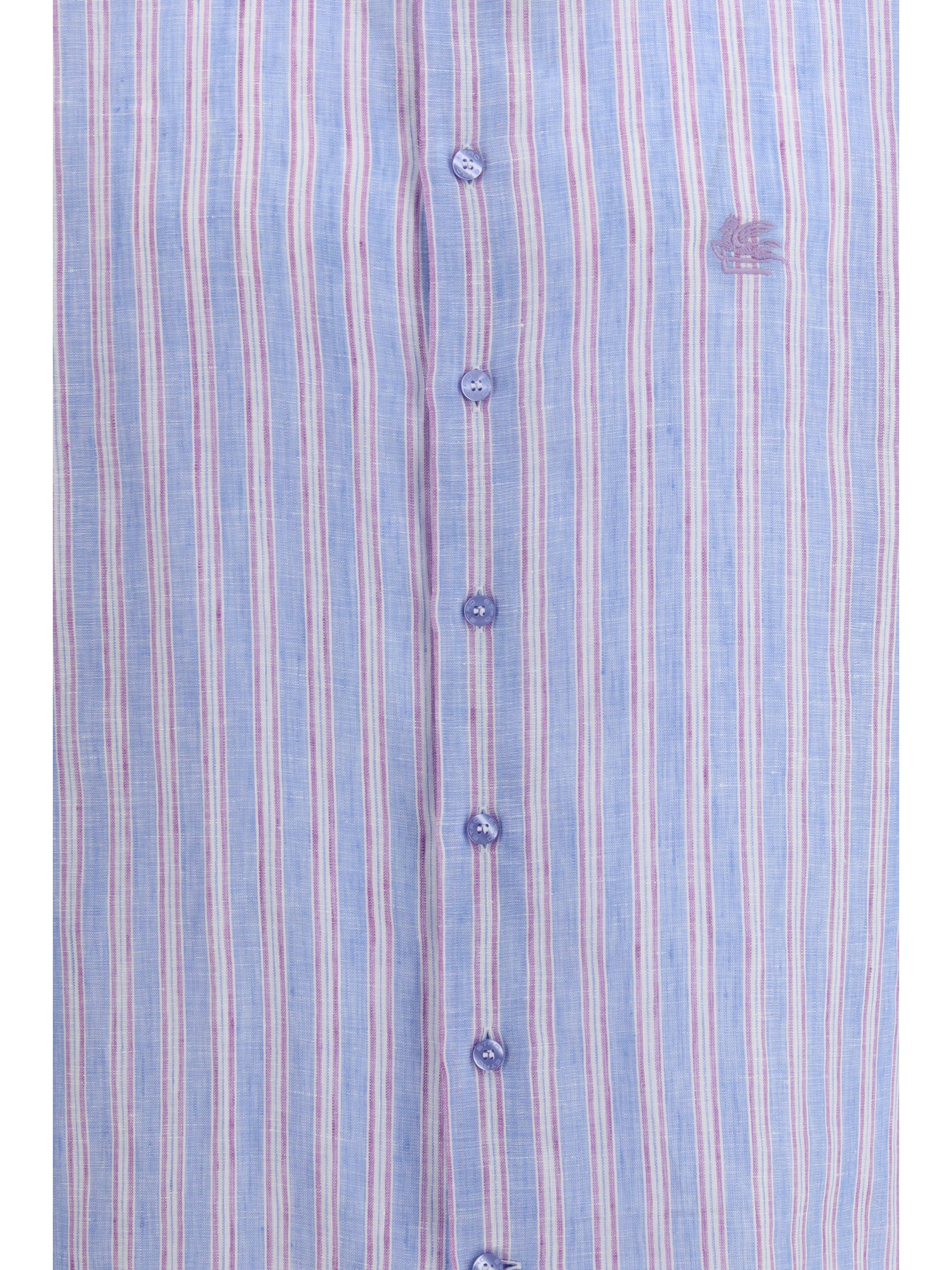 Etro Men Striped Linen Shirt ETRO