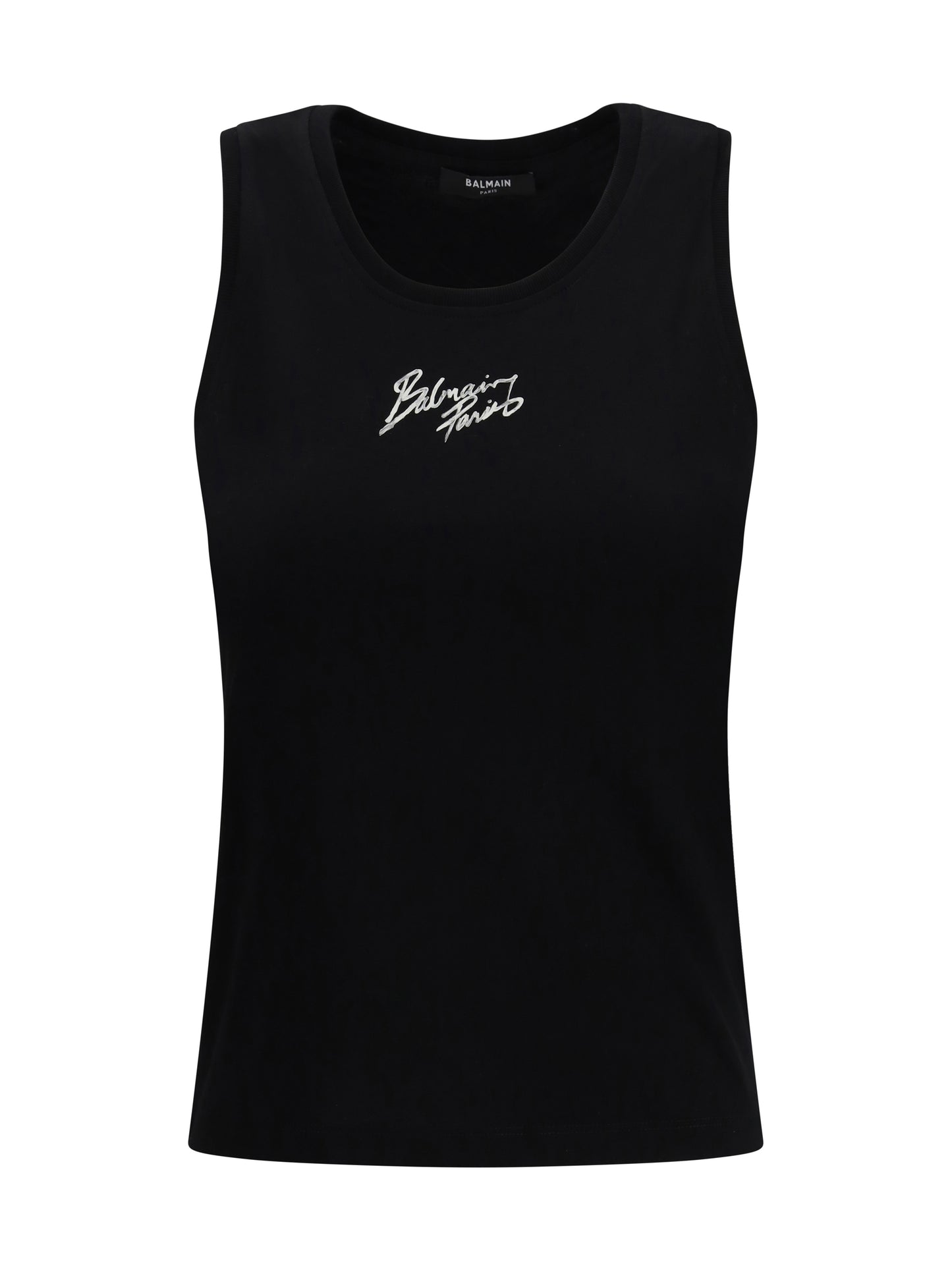 Balmain Women Paris Brush Print Tank Top BALMAIN