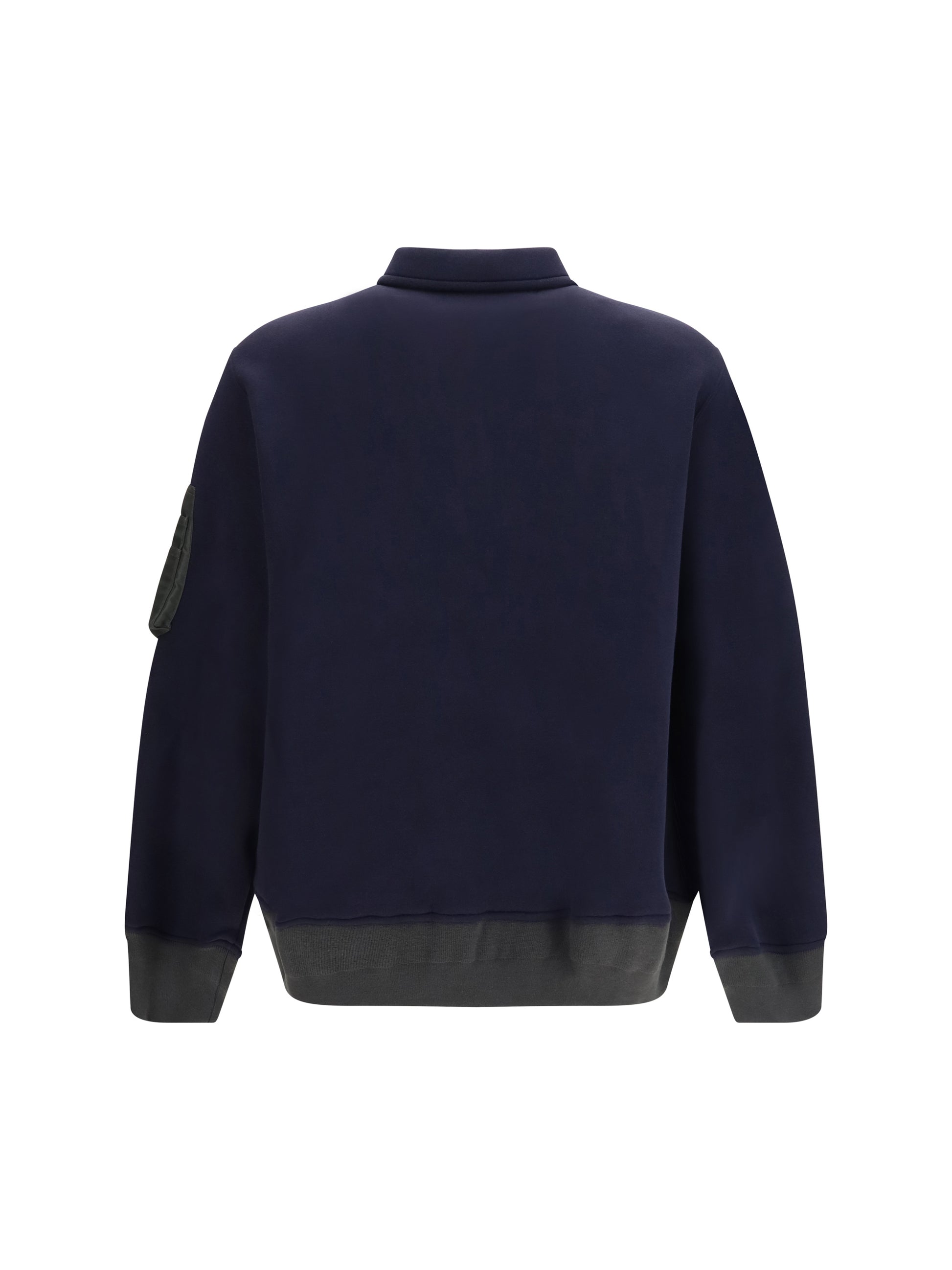 Sacai Men Terry Cloth Zip Polo SACAI