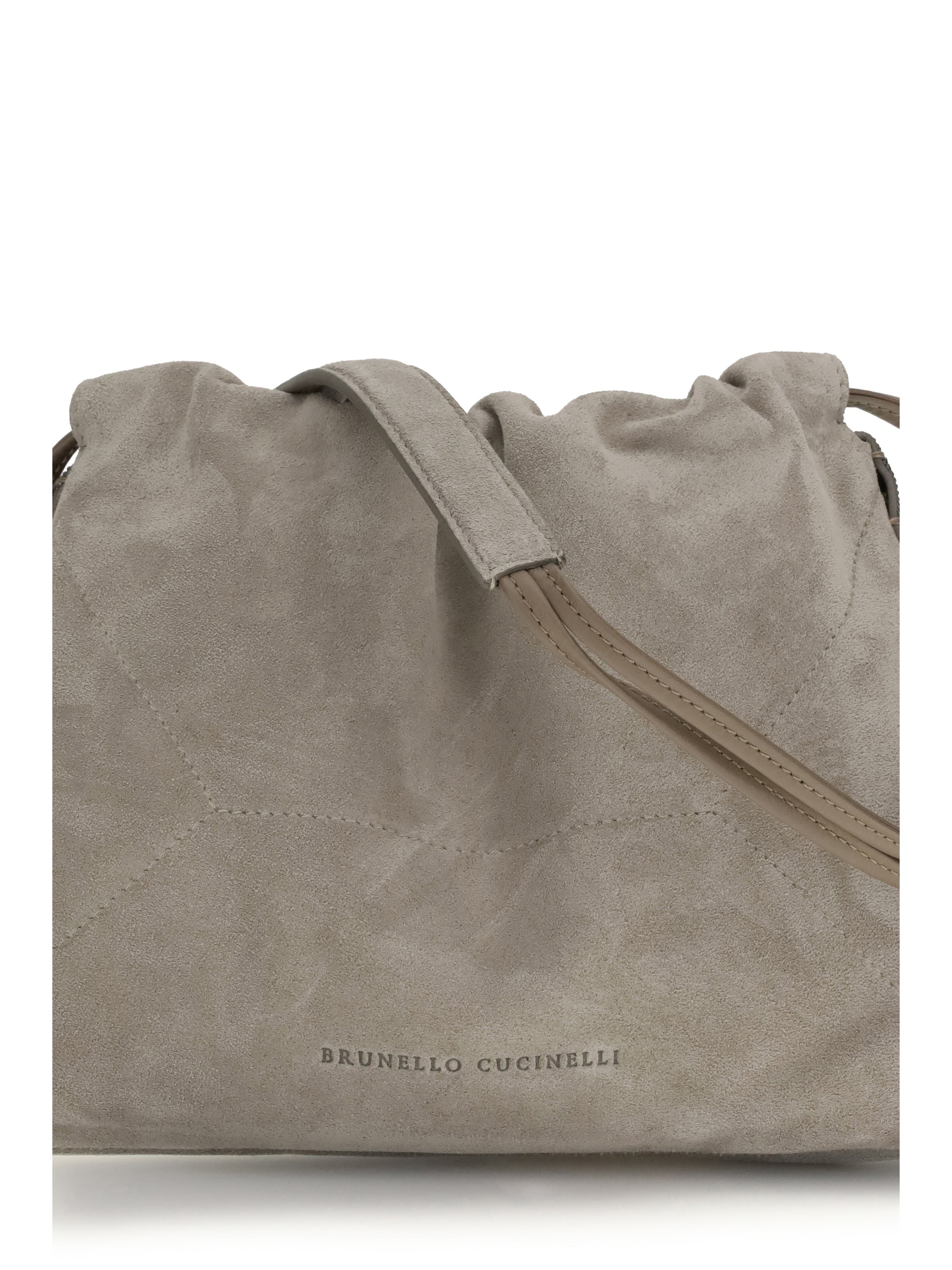Brunello Cucinelli Women Suede Pouch Bag BRUNELLO CUCINELLI