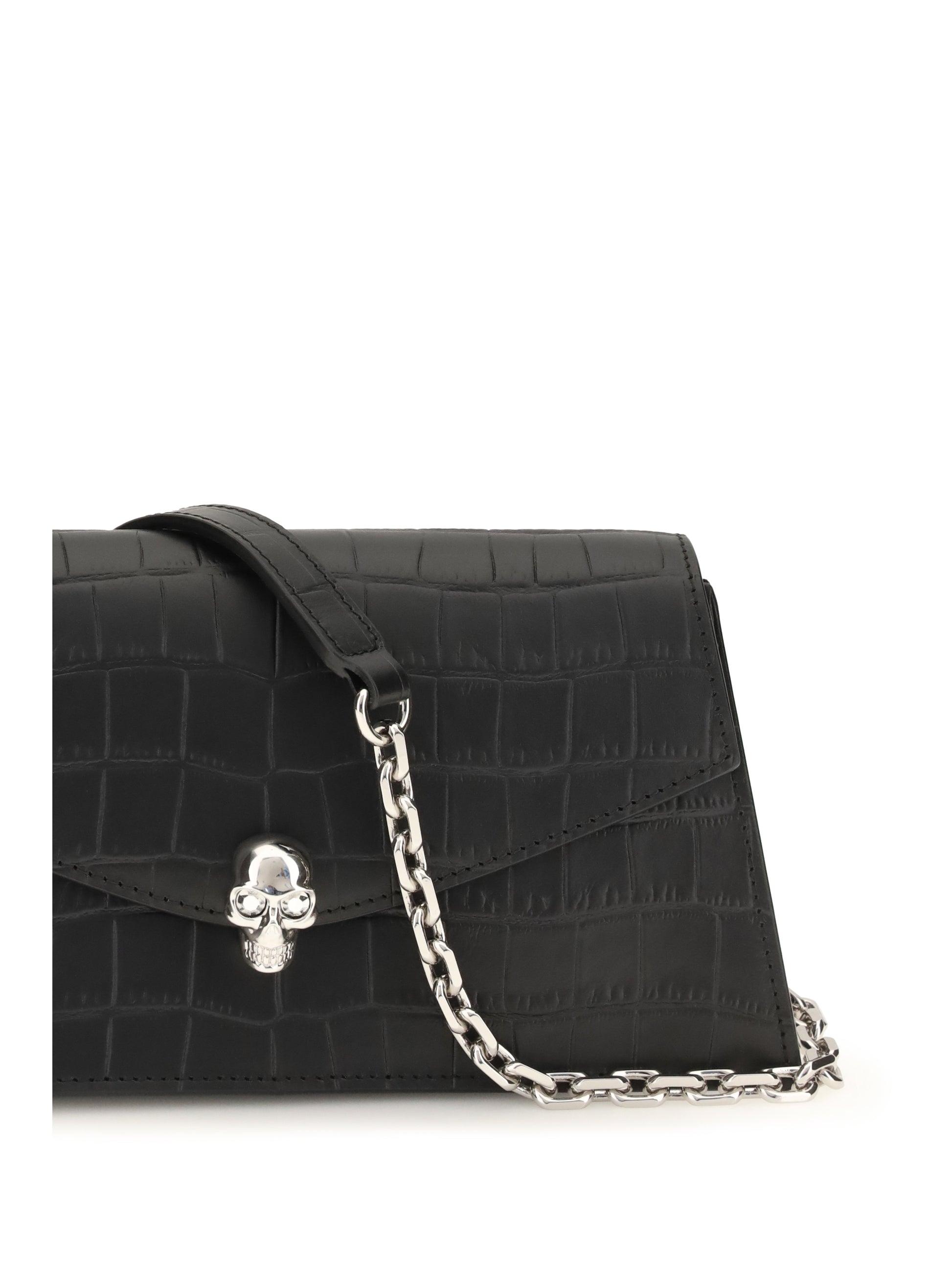Alexander Mcqueen Women Mini Skull Clutch ALEXANDER MCQUEEN