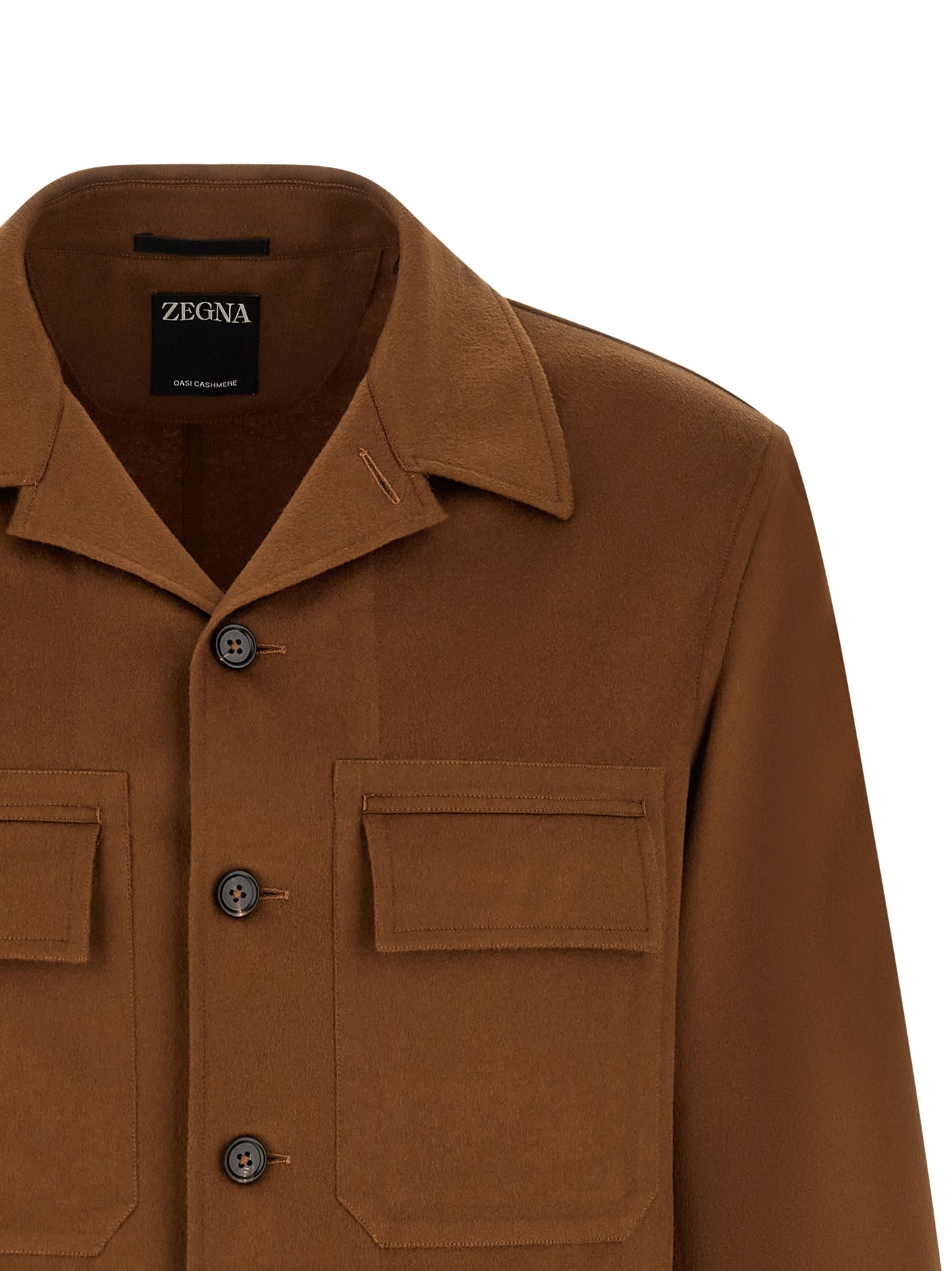 Zegna Men Oasis Cashmere Overshirt ZEGNA