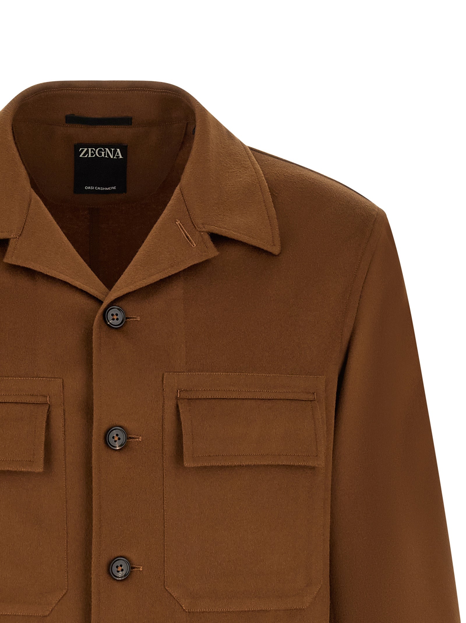 Zegna Men Oasis Cashmere Overshirt ZEGNA