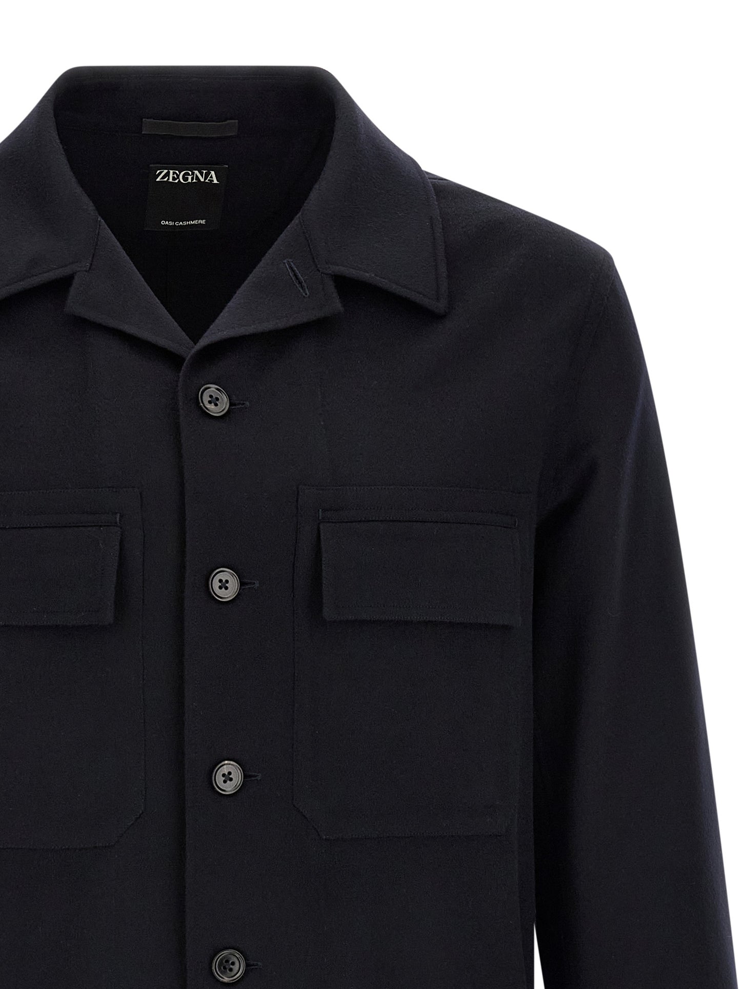 Zegna Men Oasis Cashmere Overshirt ZEGNA