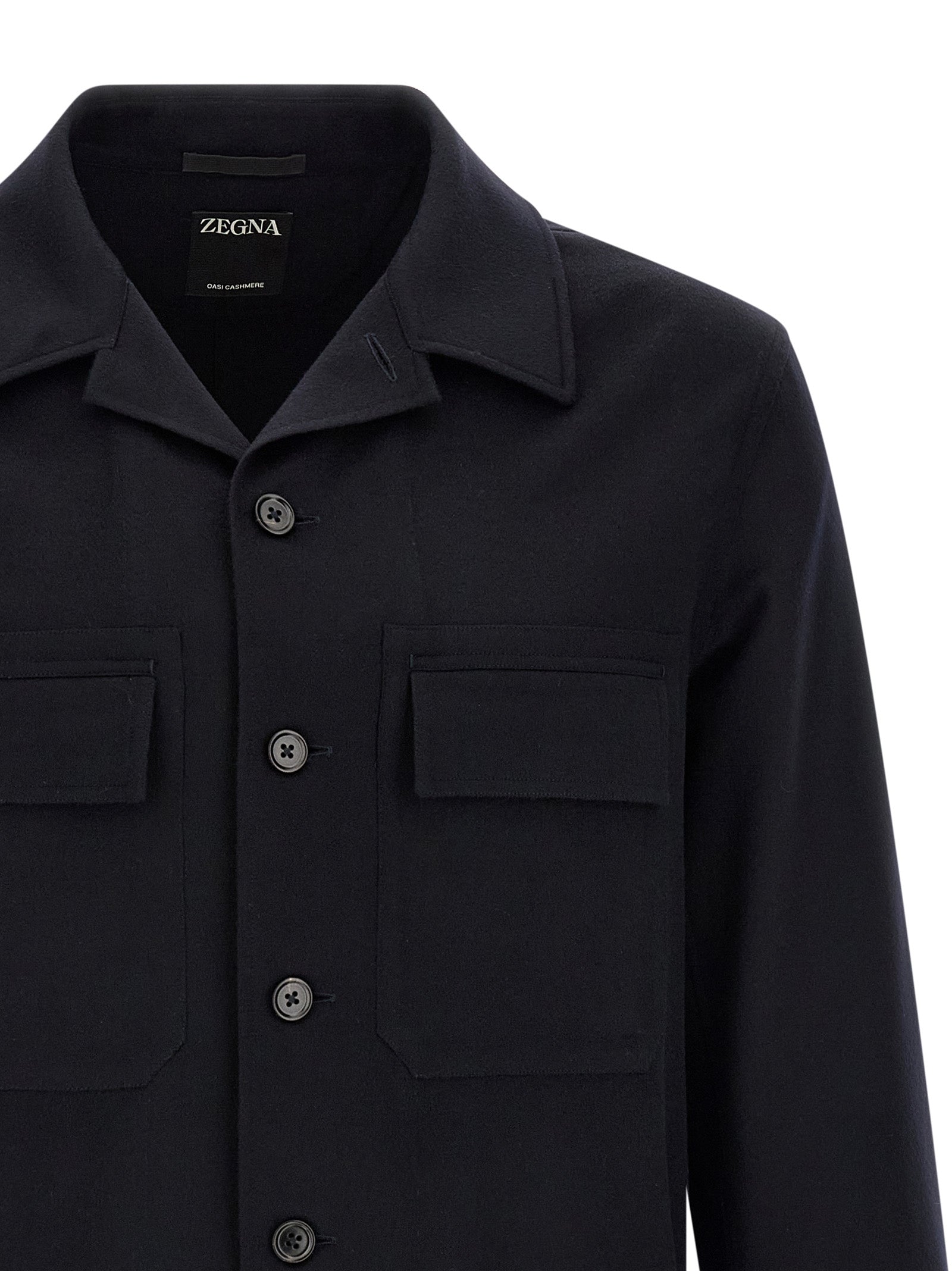 Zegna Men Oasis Cashmere Overshirt ZEGNA