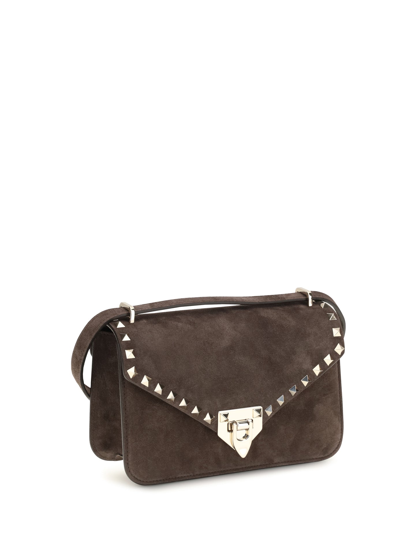 Valentino Garavani Women Rockstud Mini Suede Shoulder Bag VALENTINO GARAVANI