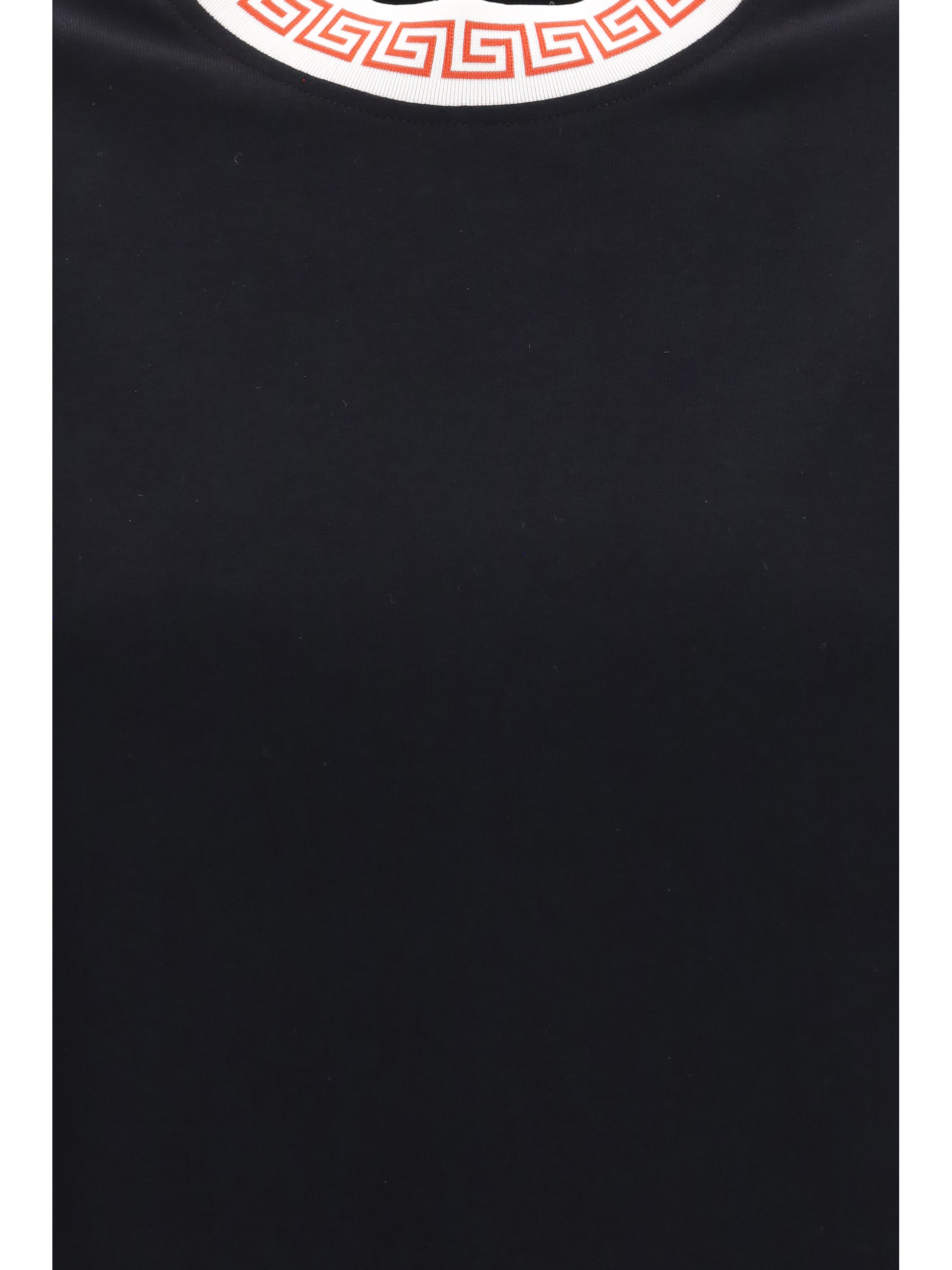 Versace Women T-Shirt With Greca Details VERSACE