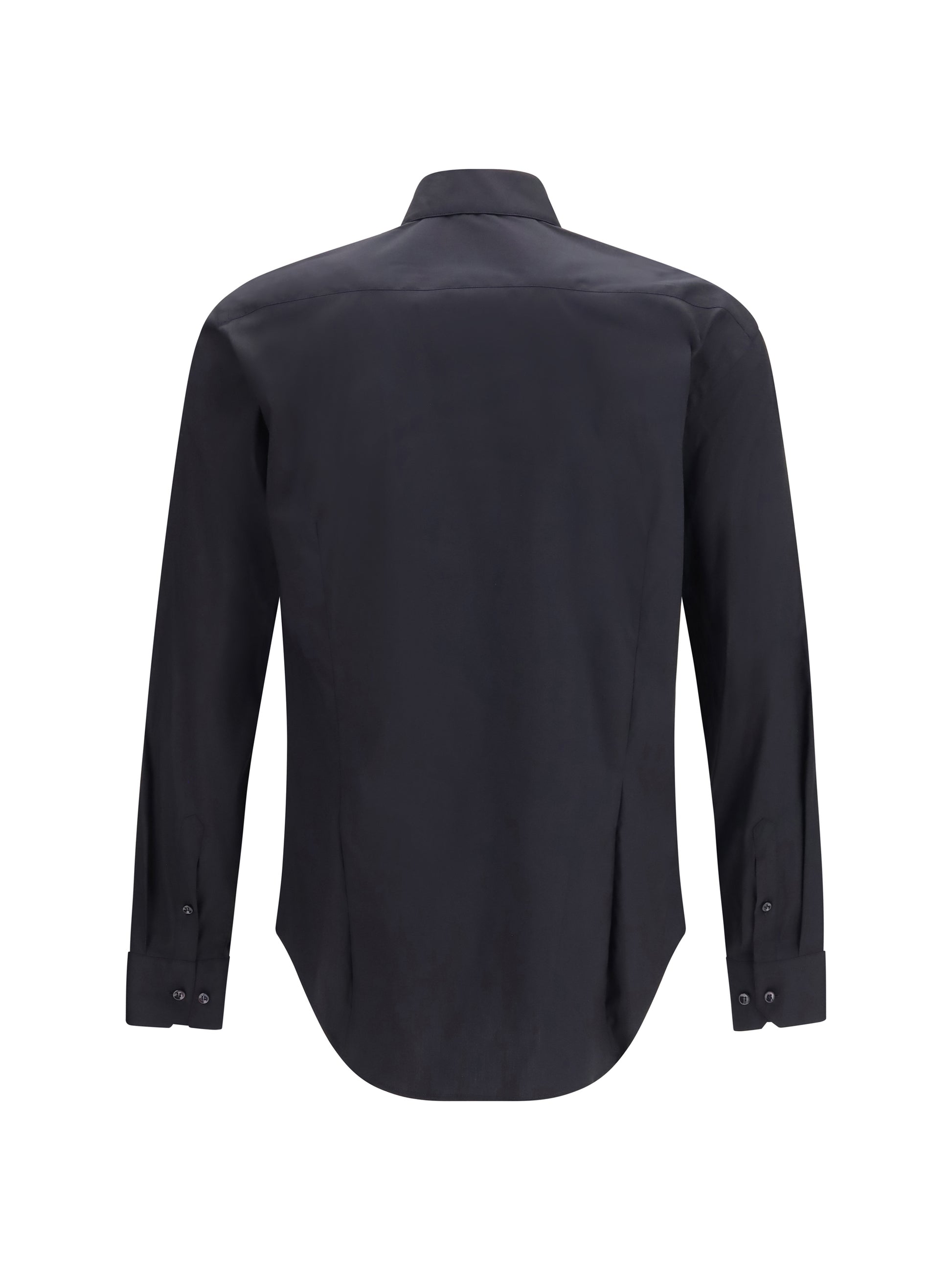 Giorgio Armani Men Shirt Slim Fit In Stretch Cotton Poplin GIORGIO ARMANI
