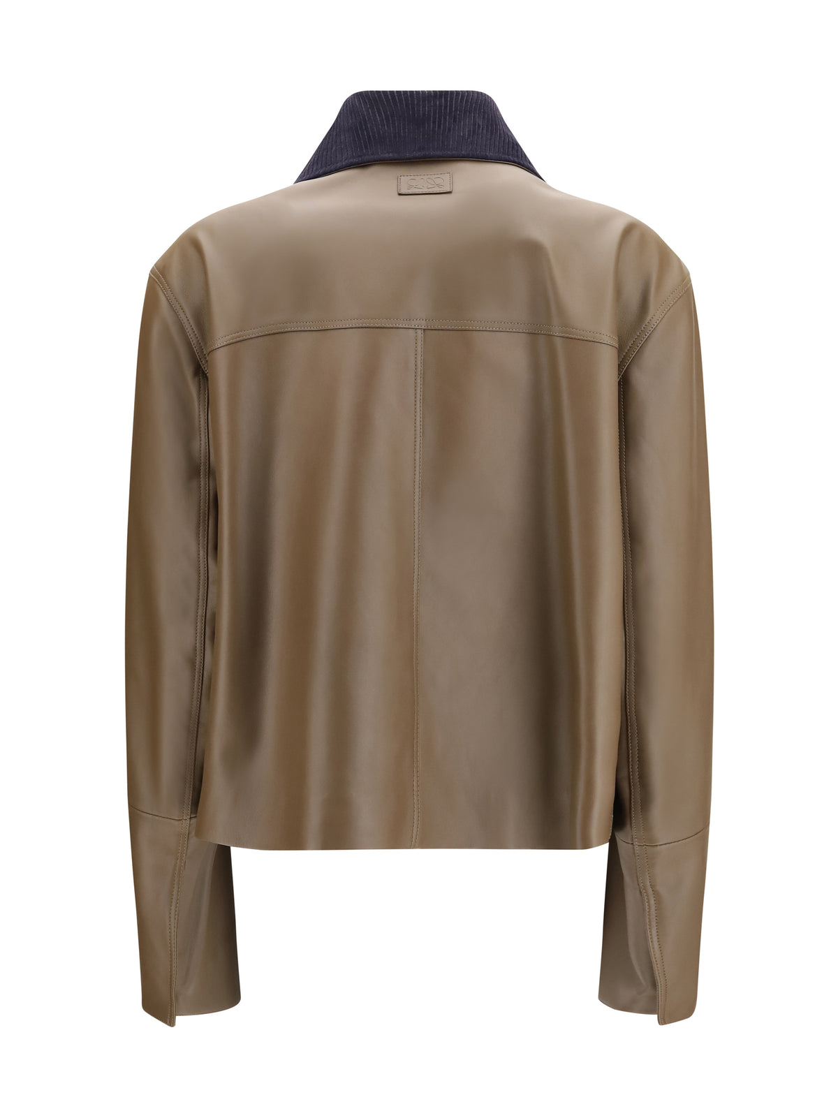 Loewe Women Cropped Nappa Leather Jacket LOEWE