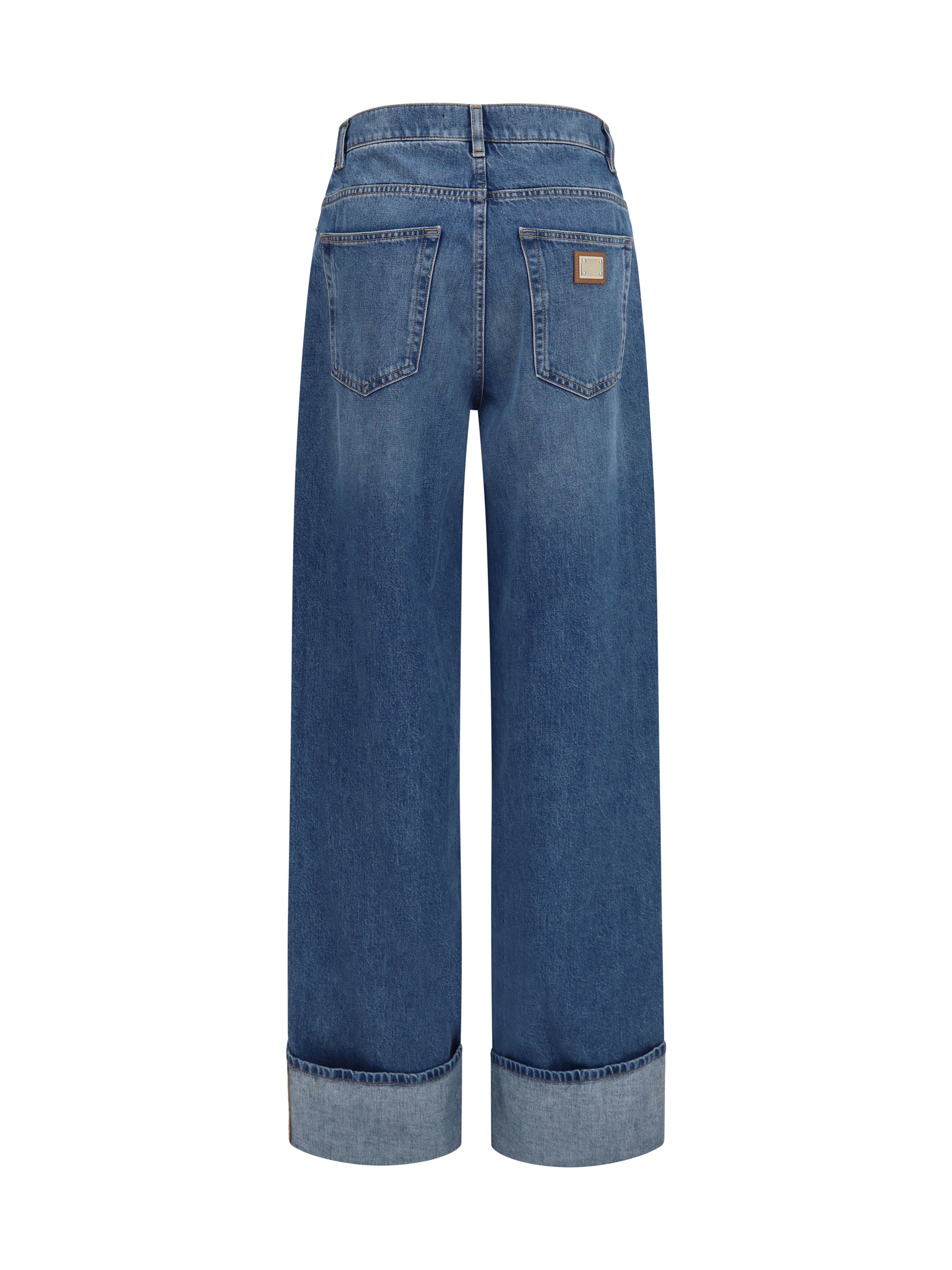 Dolce & Gabbana Women Straight-Leg Five-Pocket Jeans DOLCE & GABBANA