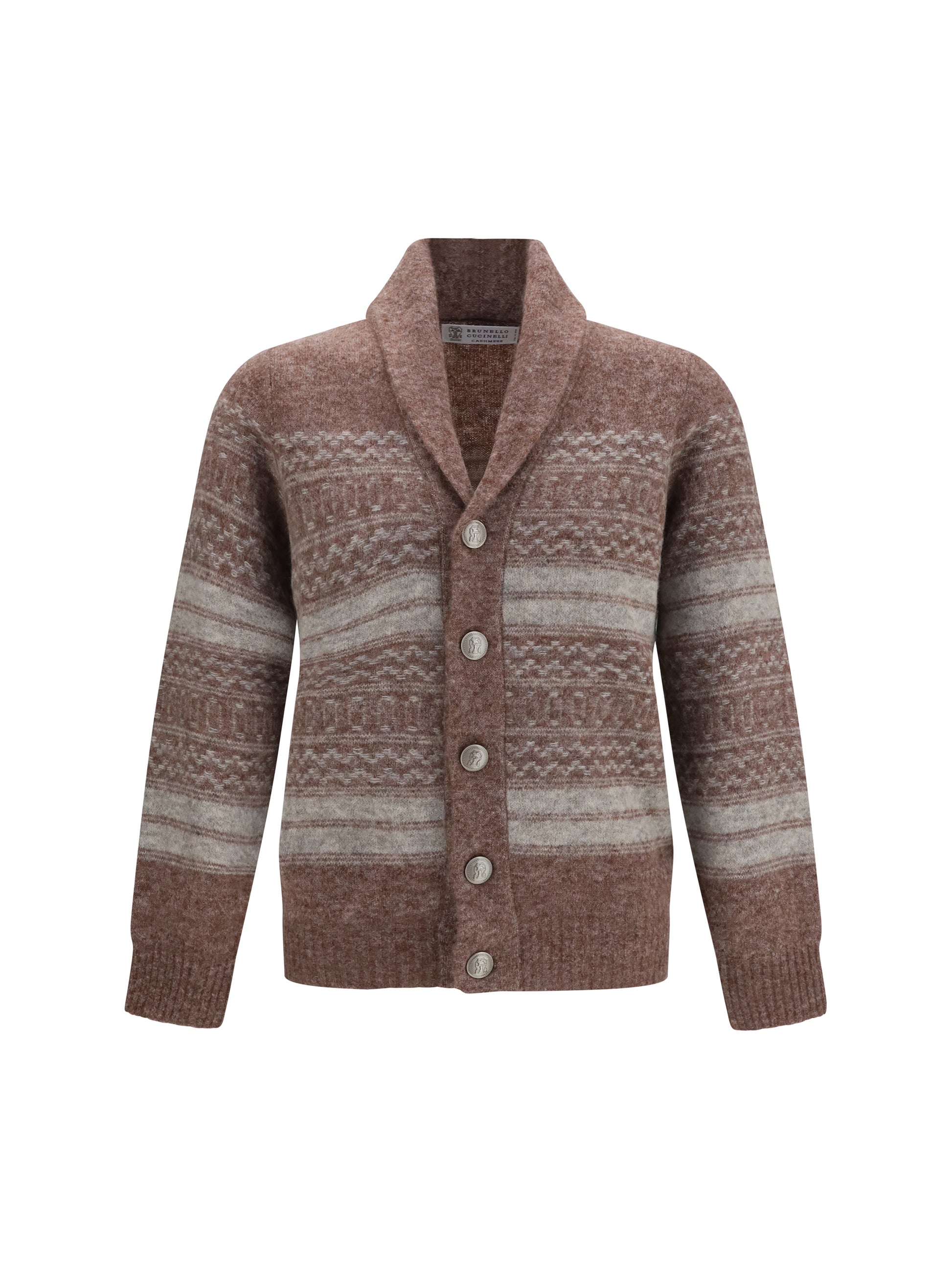 Brunello Cucinelli Men V-Neck Button Cardigan BRUNELLO CUCINELLI