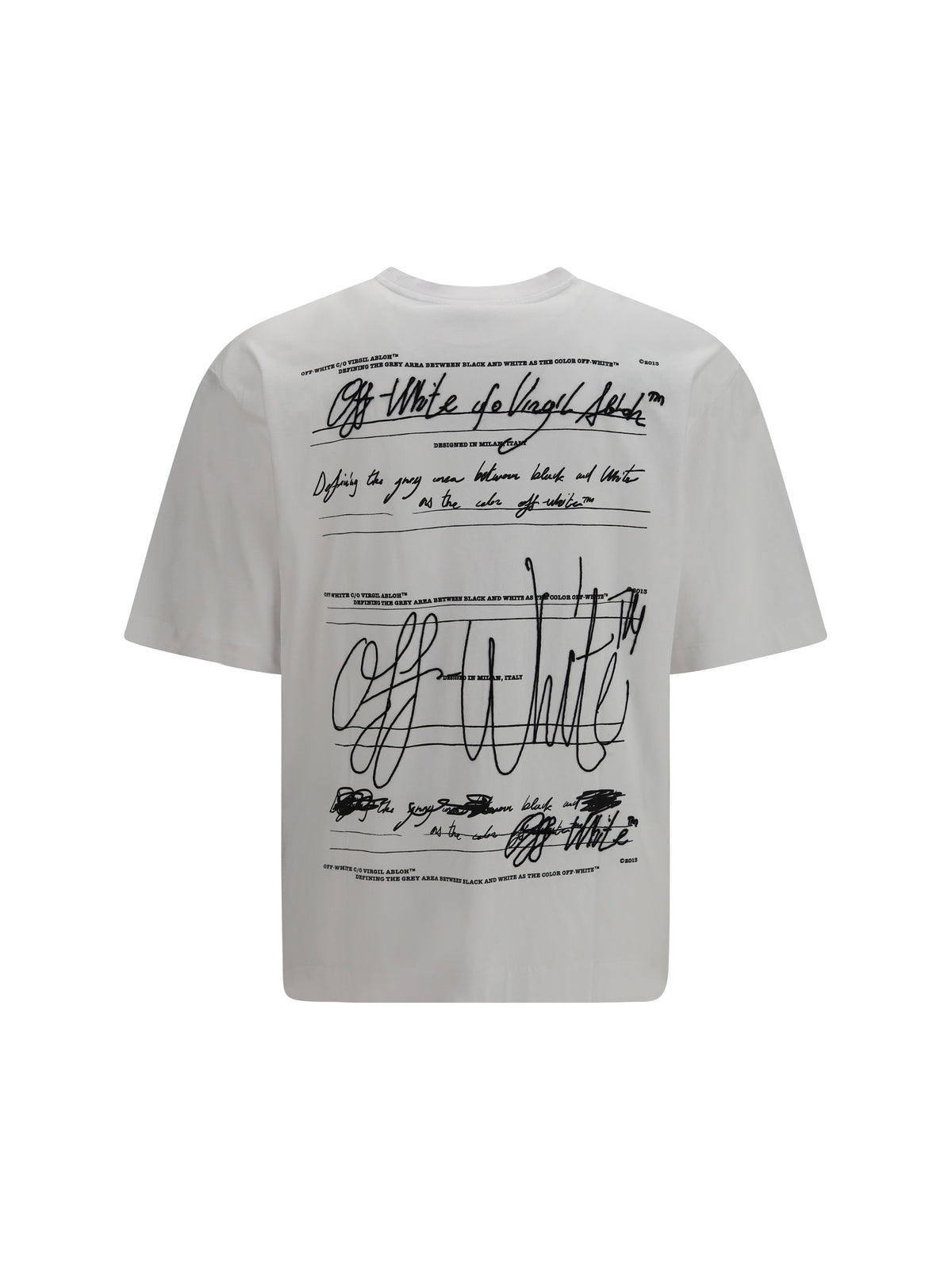 Off-White Men Stroke Skate T-Shirt OFF-WHITE