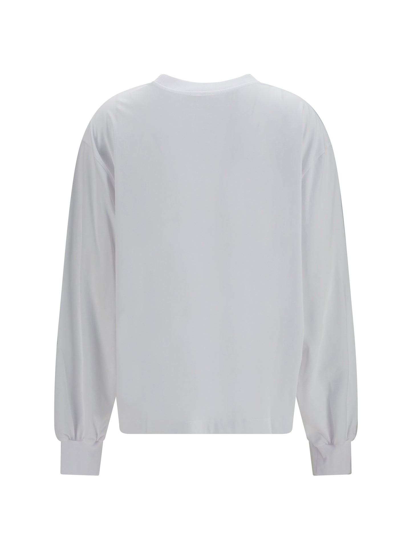 Ganni Women Teddy Mushroom Long-Sleeve Cotton T-Shirt GANNI