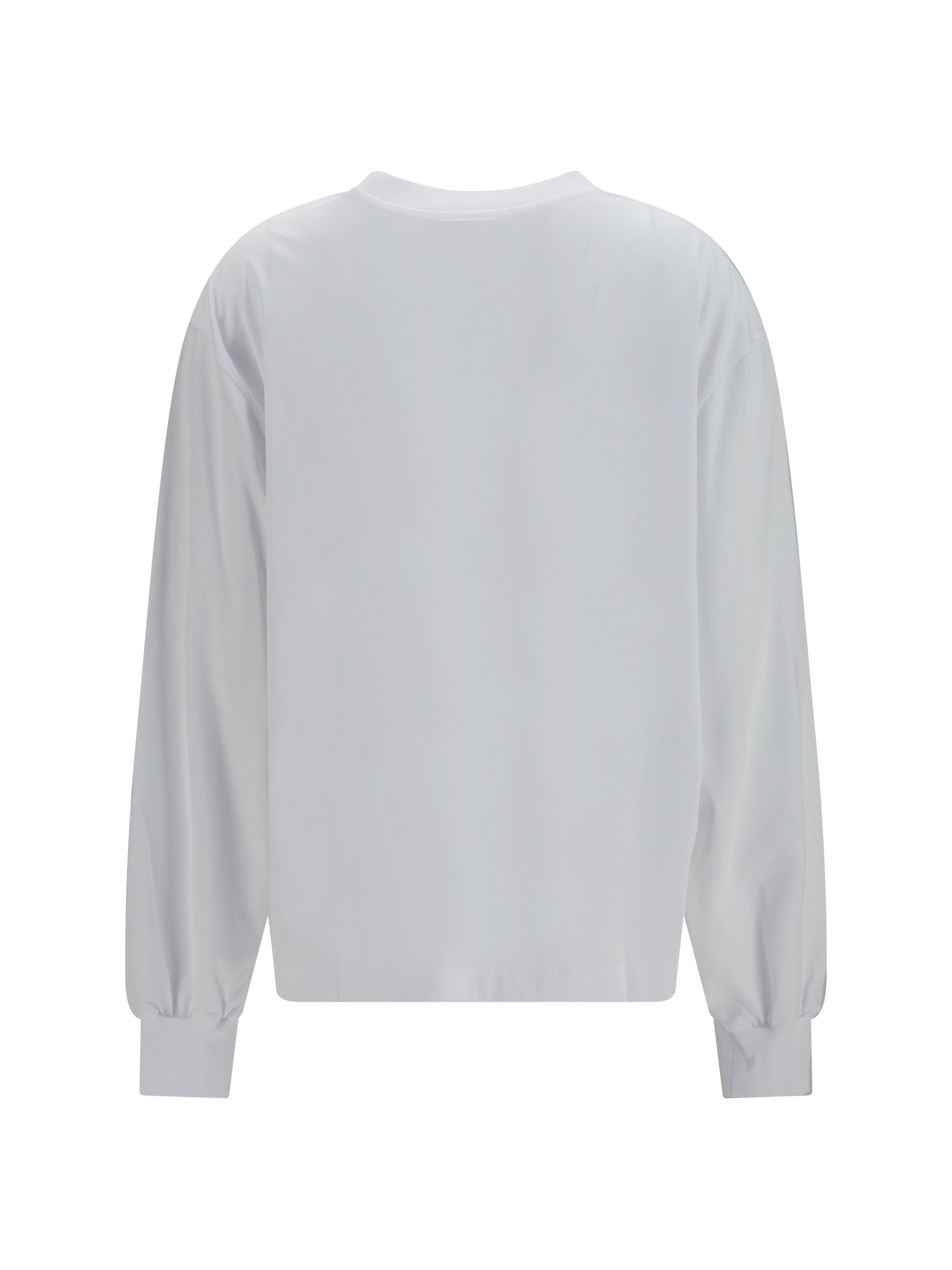 Ganni Women Teddy Mushroom Long-Sleeve Cotton T-Shirt GANNI