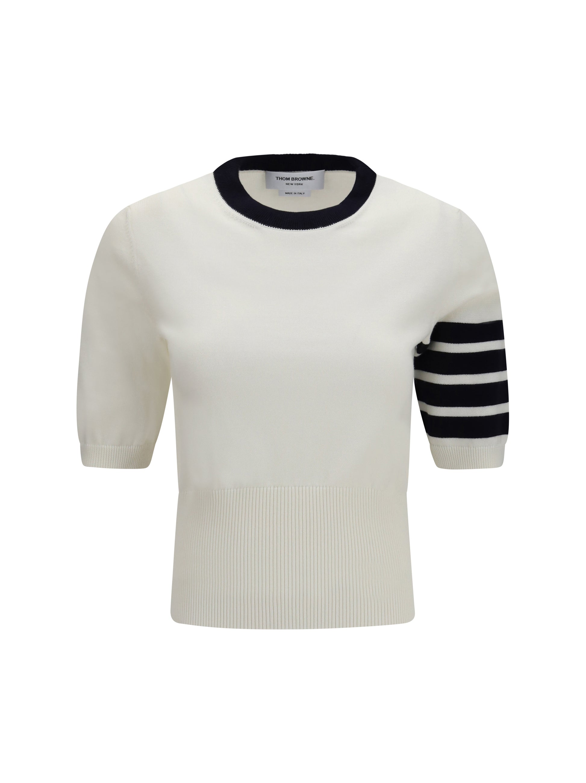 Thom Browne Women Hector Intarsia T-Shirt THOM BROWNE