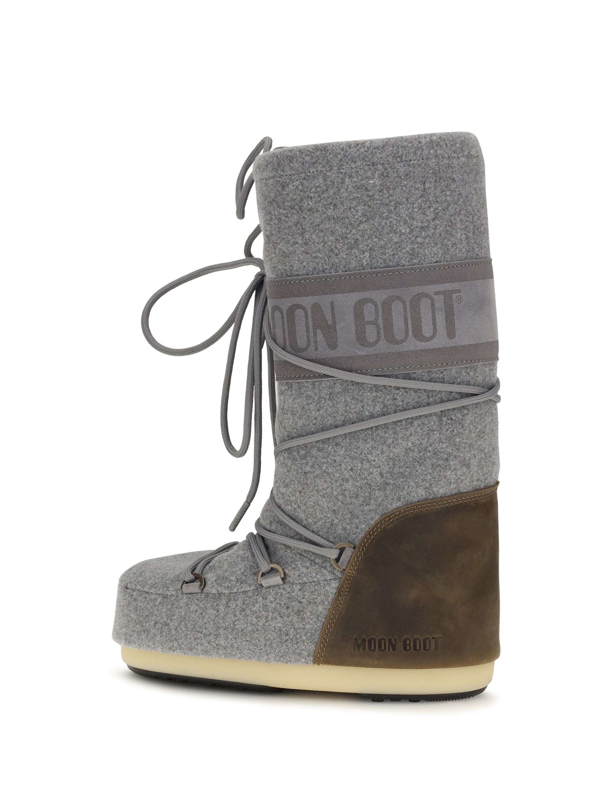 Moon Boot Women Mb Icon Nubuck Felt Snow Boots MOON BOOT