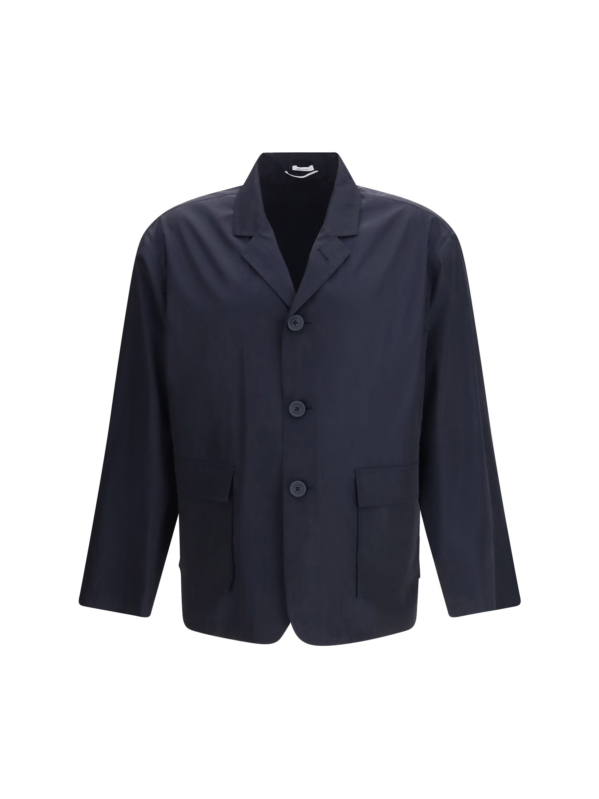 Thom Browne Men Packable Logo Print Jacket THOM BROWNE