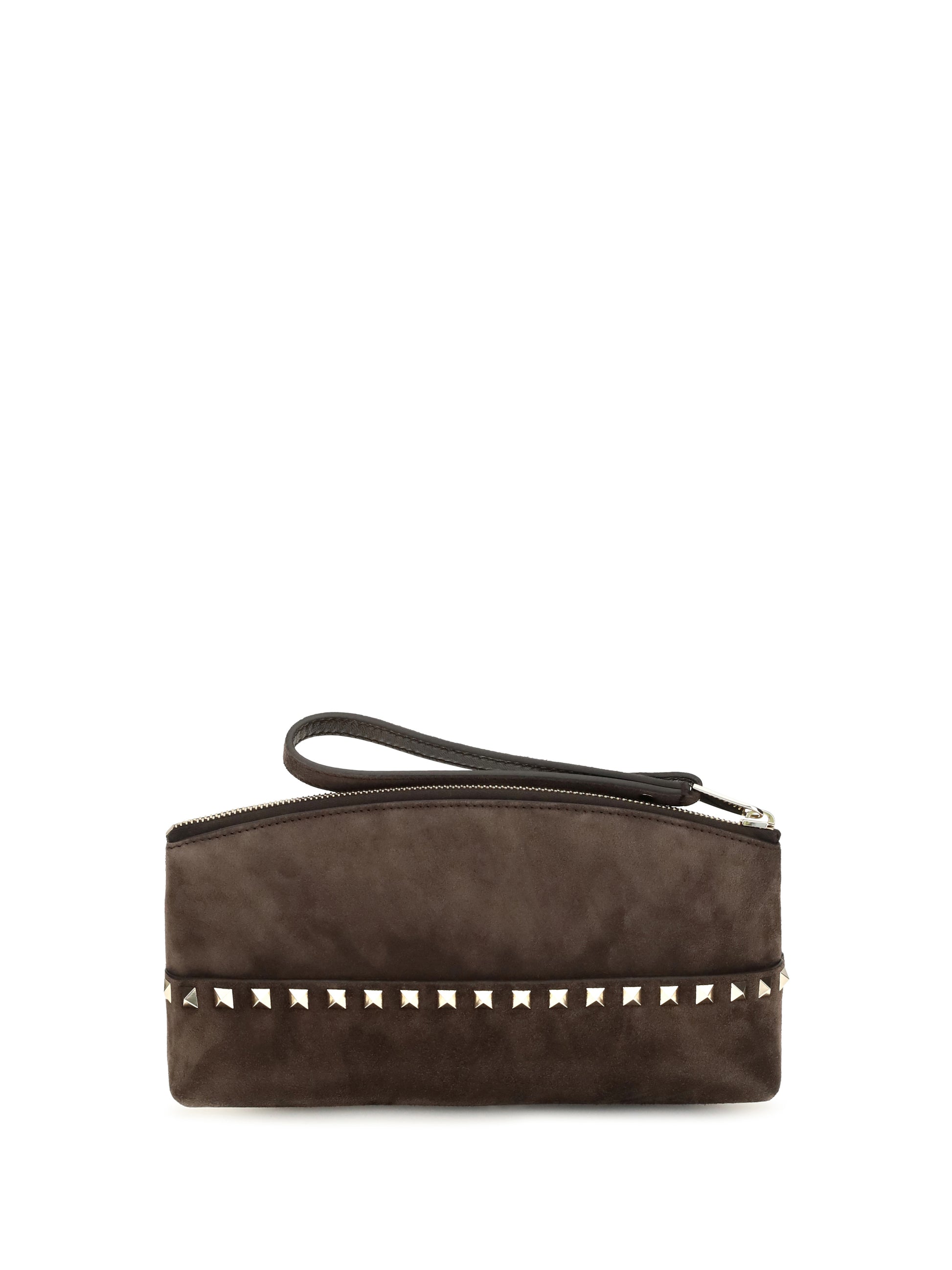 Valentino Garavani Women Rockstud Suede Pouch VALENTINO GARAVANI