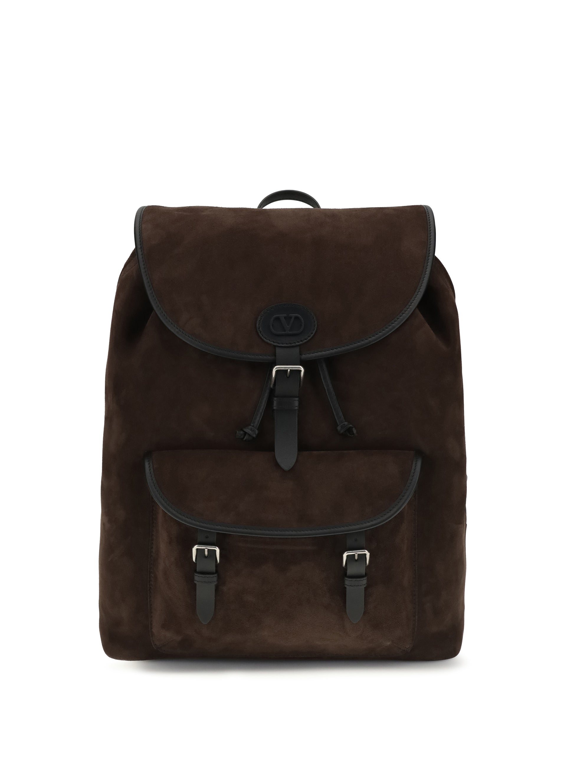 Valentino Garavani Men Antibes Backpack In Suede VALENTINO GARAVANI