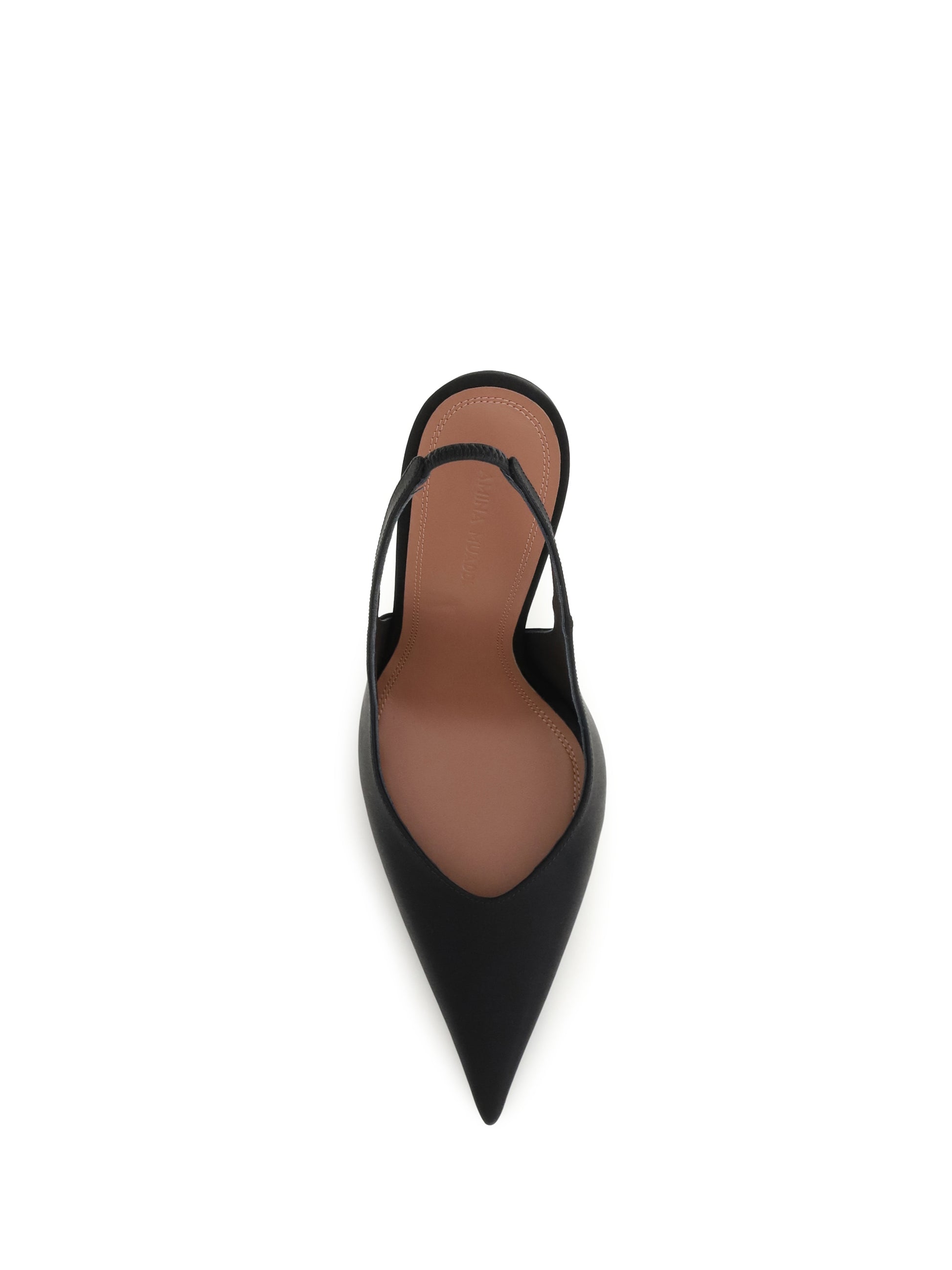 Amina Muaddi Women Anok Satin Slingback Pumps AMINA MUADDI