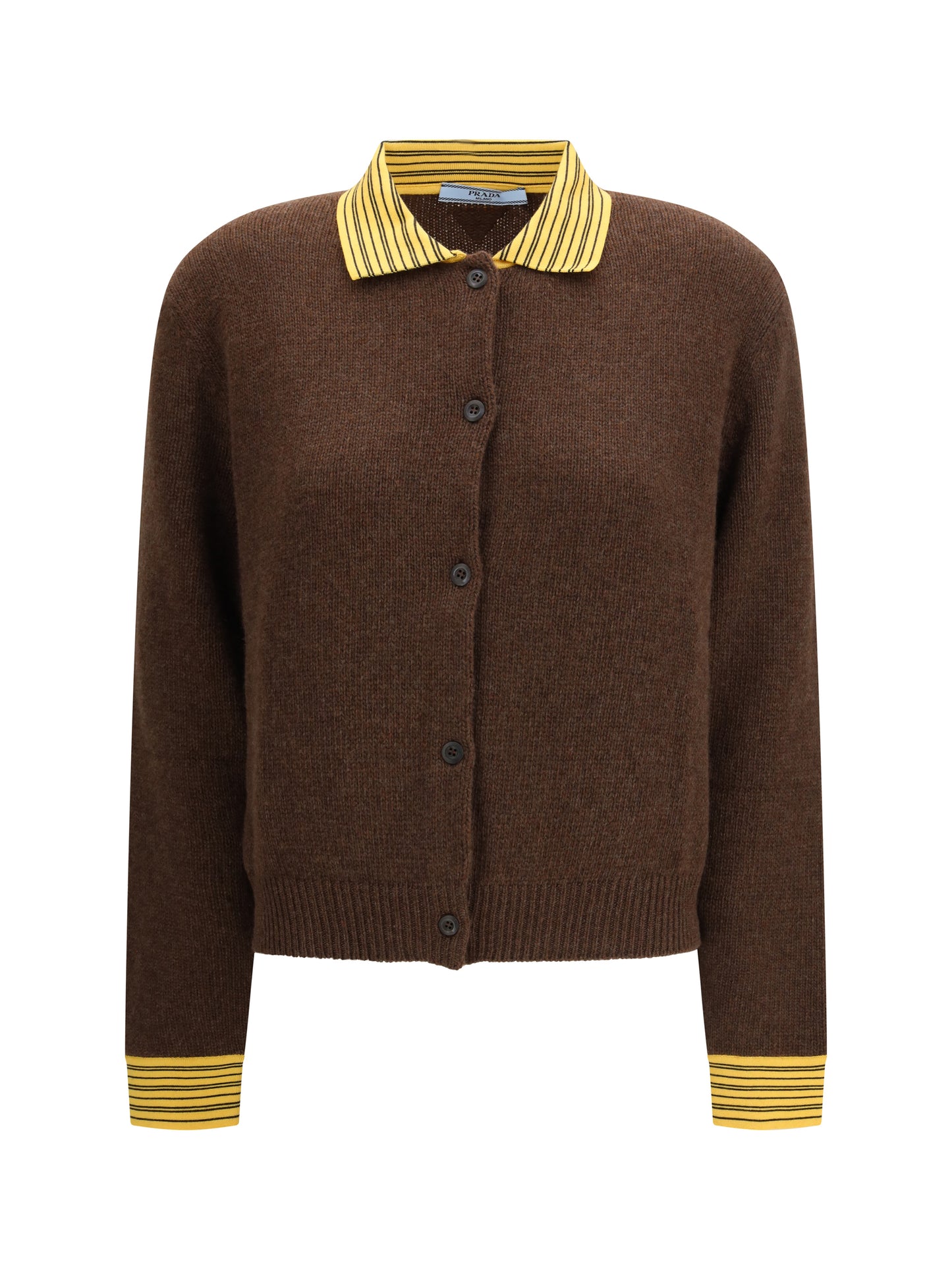 Prada Women Sweater With A Classic Collar And Front Button Fastening PRADA