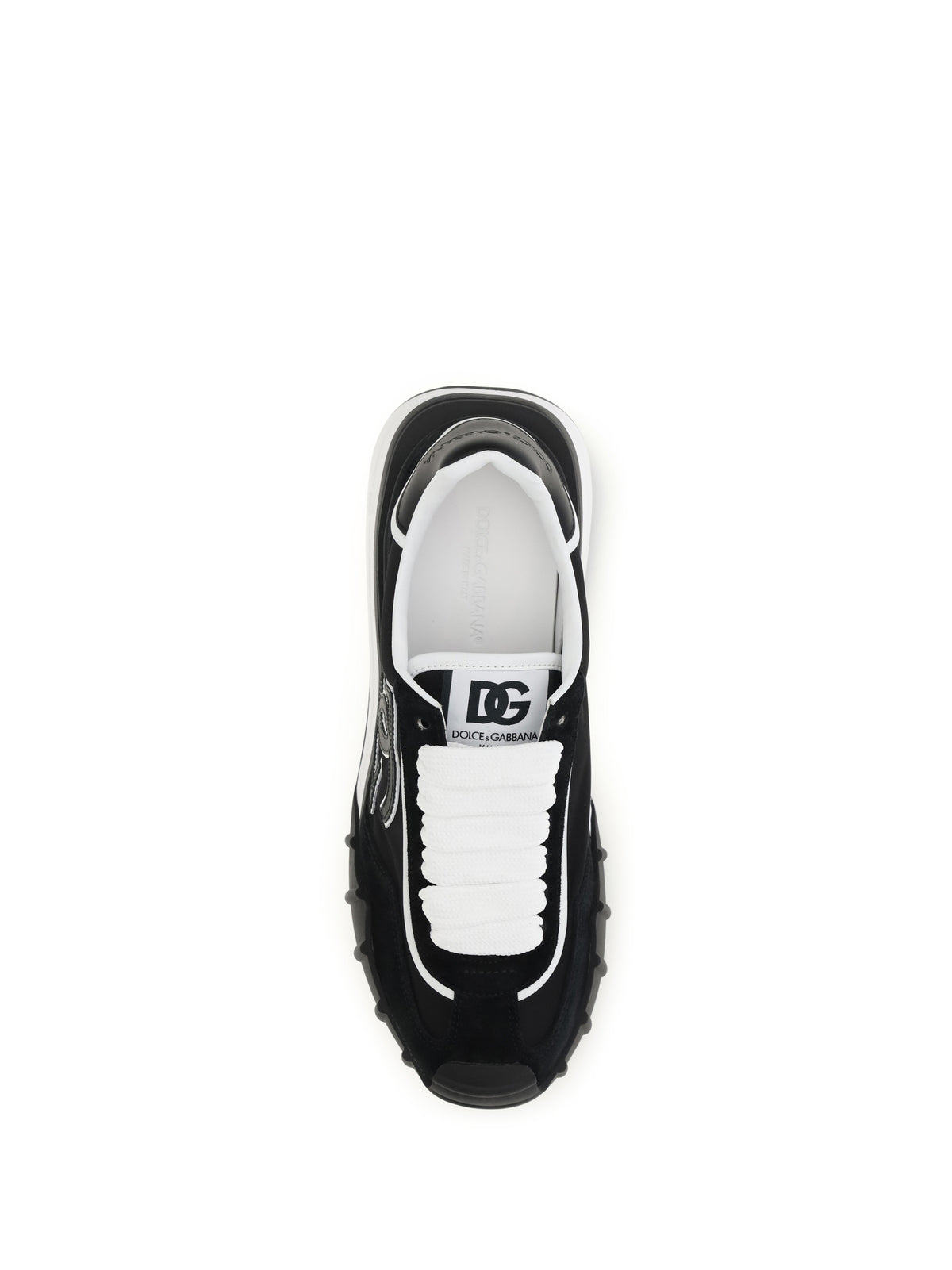 Dolce & Gabbana Men Dg Logo Leather Sneakers DOLCE & GABBANA