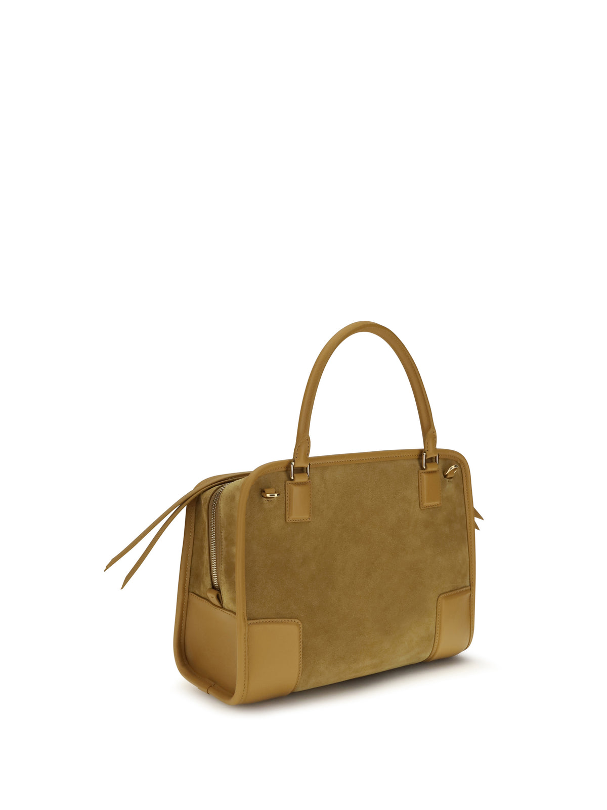 Loewe Women Medium Amazona 180 Suede Handbag LOEWE