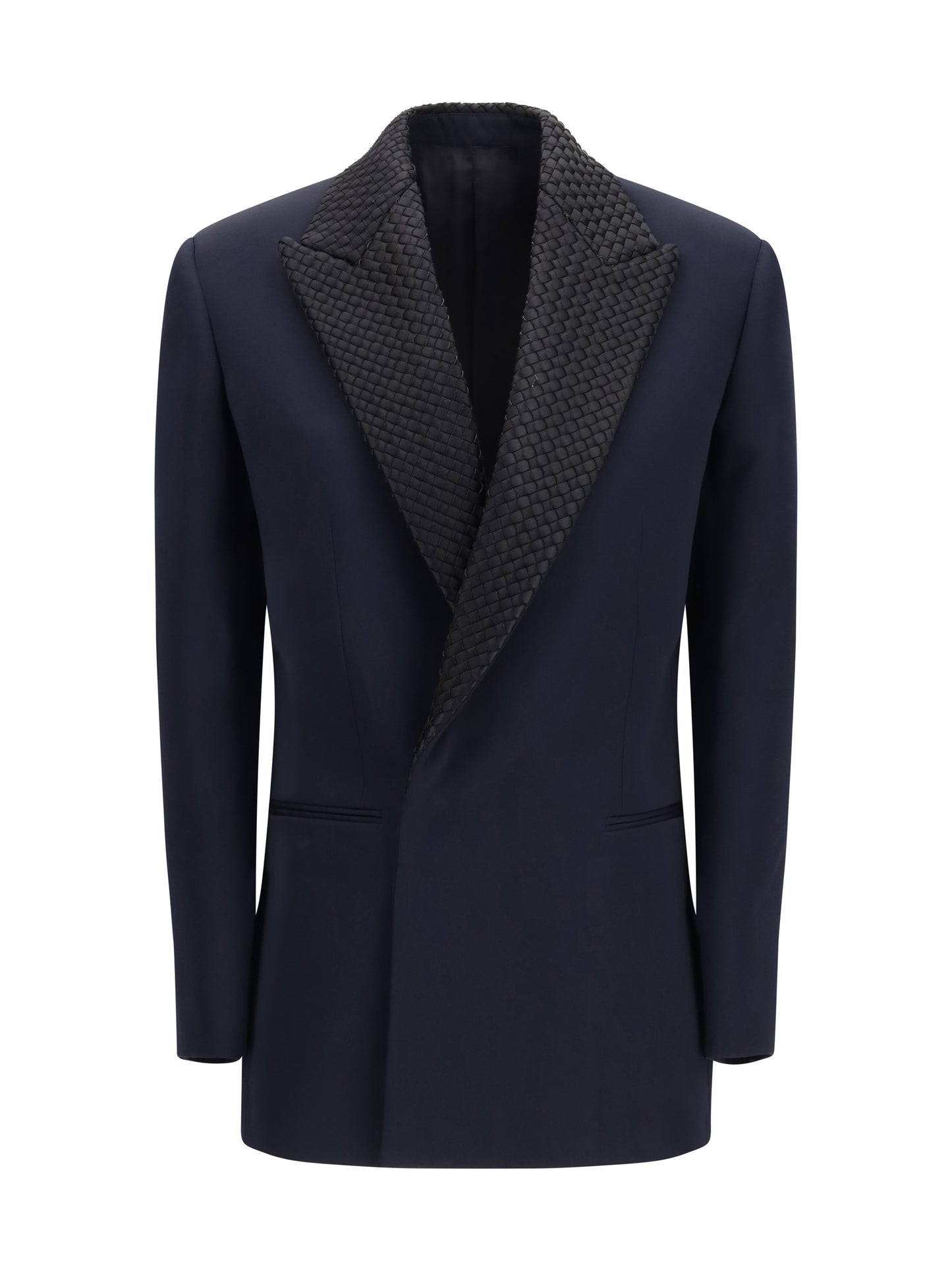 Bottega Veneta Women Single Breasted Jacket With Intrecciato Motif BOTTEGA VENETA